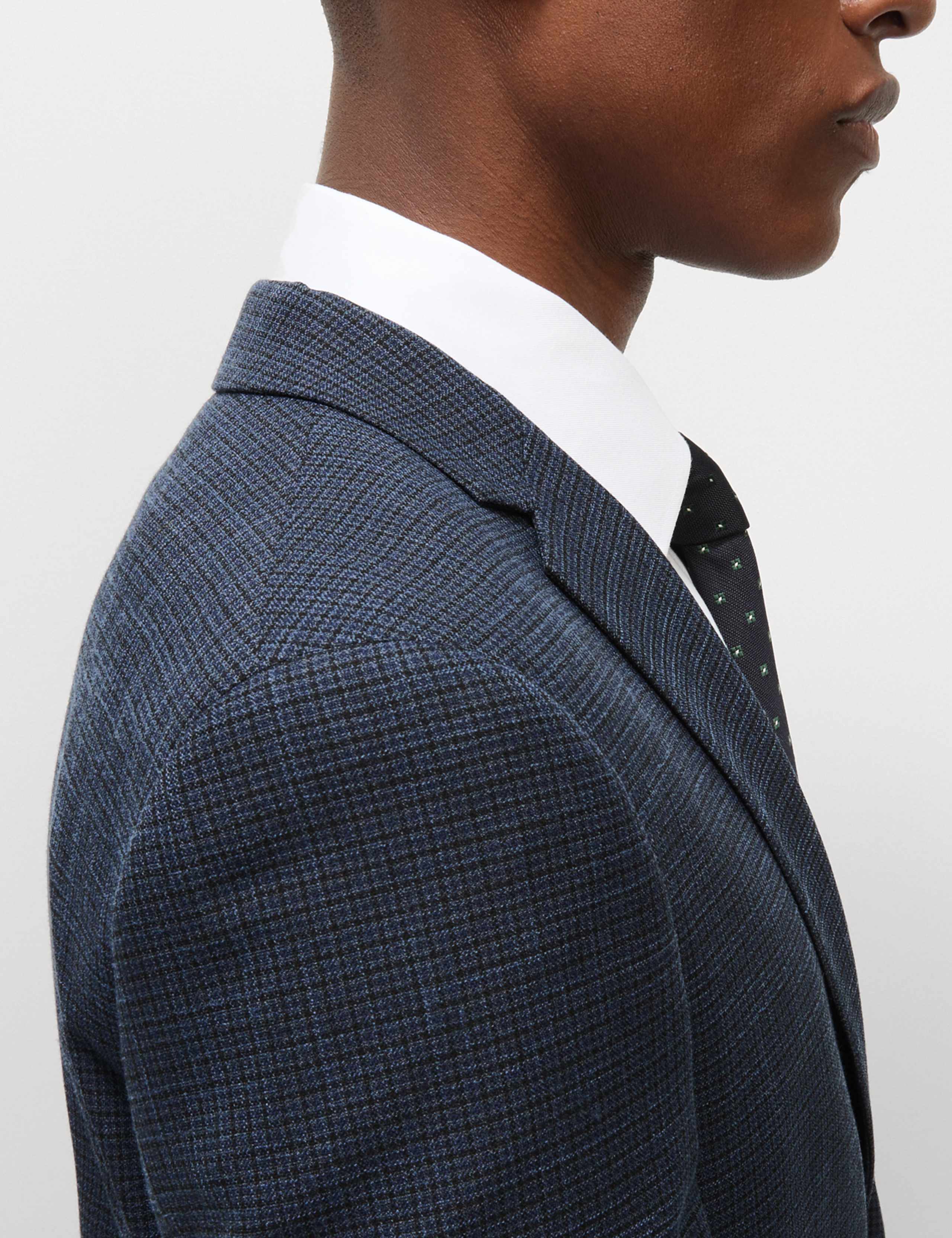 Skinny Fit Check Suit 5 of 6