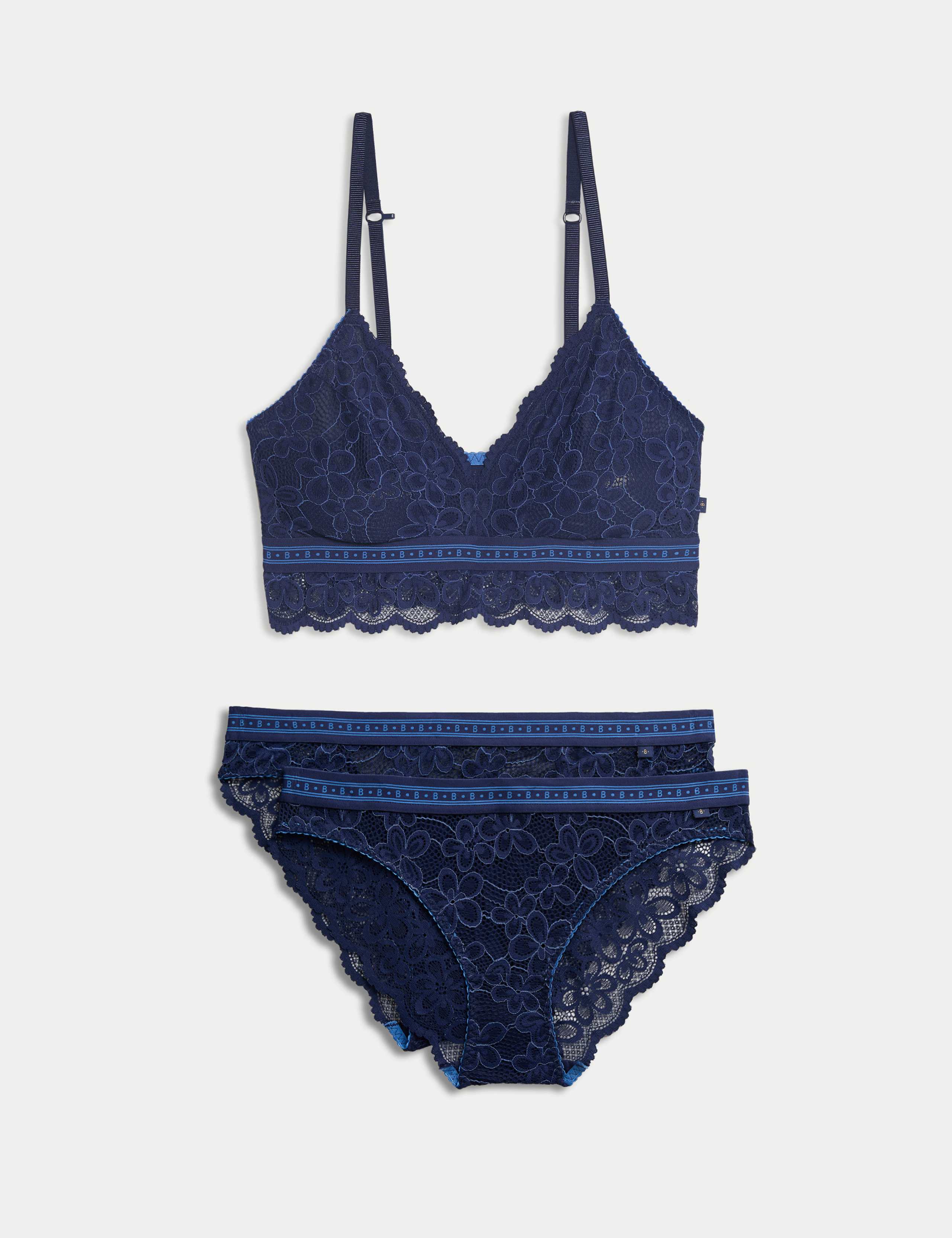 Cleo Lace Non Wired Bralette Set 1 of 6