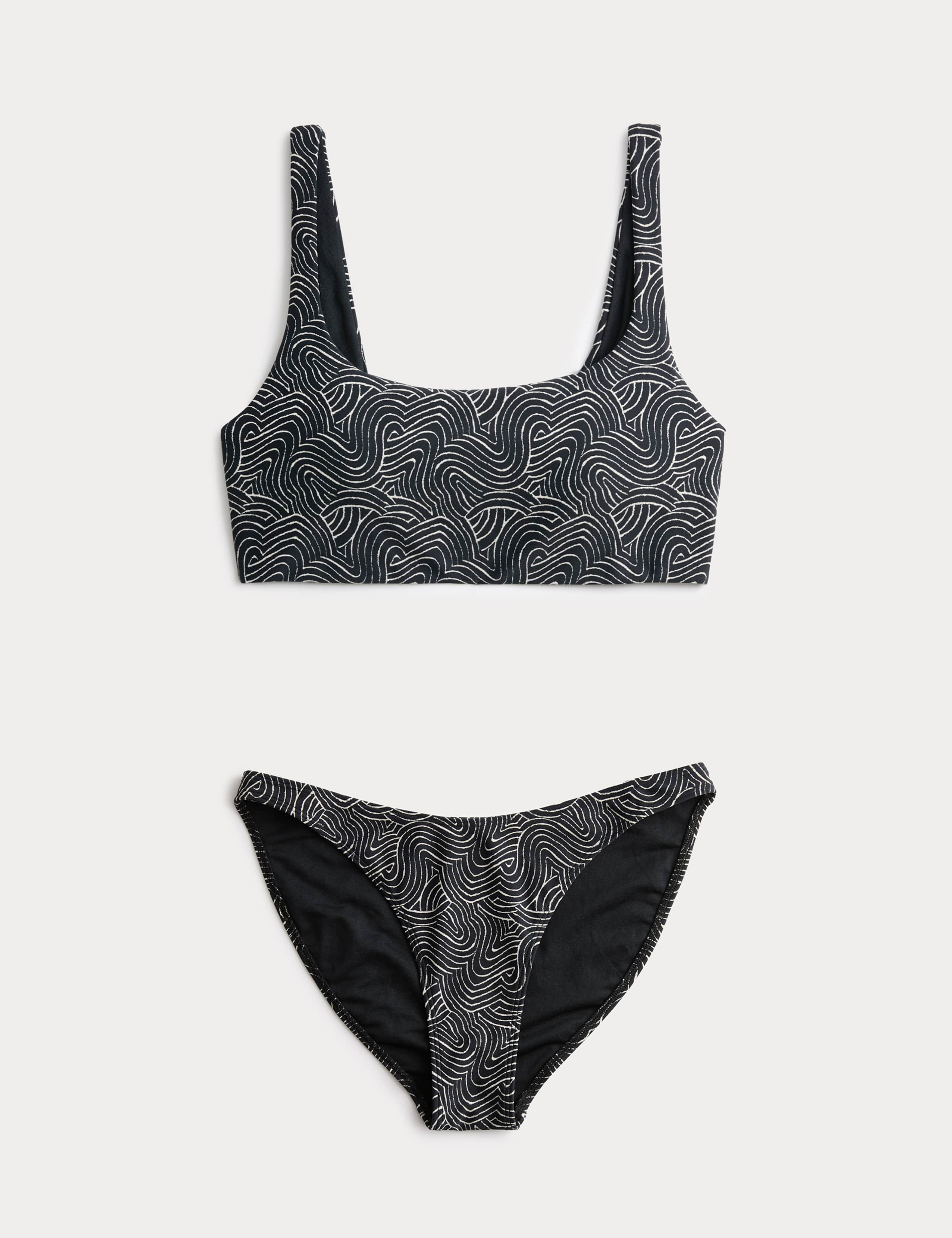 Printed Scoop Neck Bikini Set 1 of 6