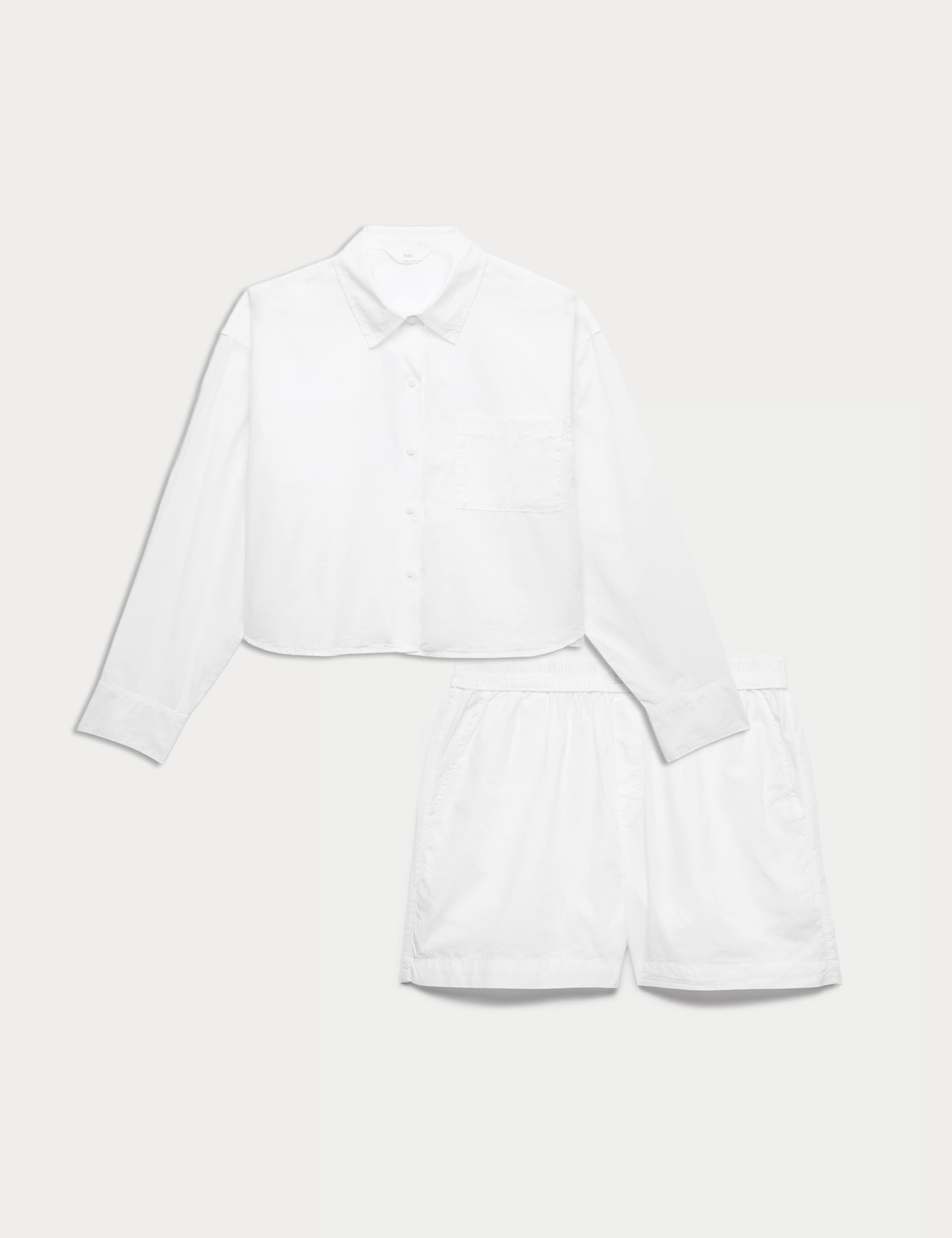 Pure Cotton Pyjama Shirt Set 1 of 6