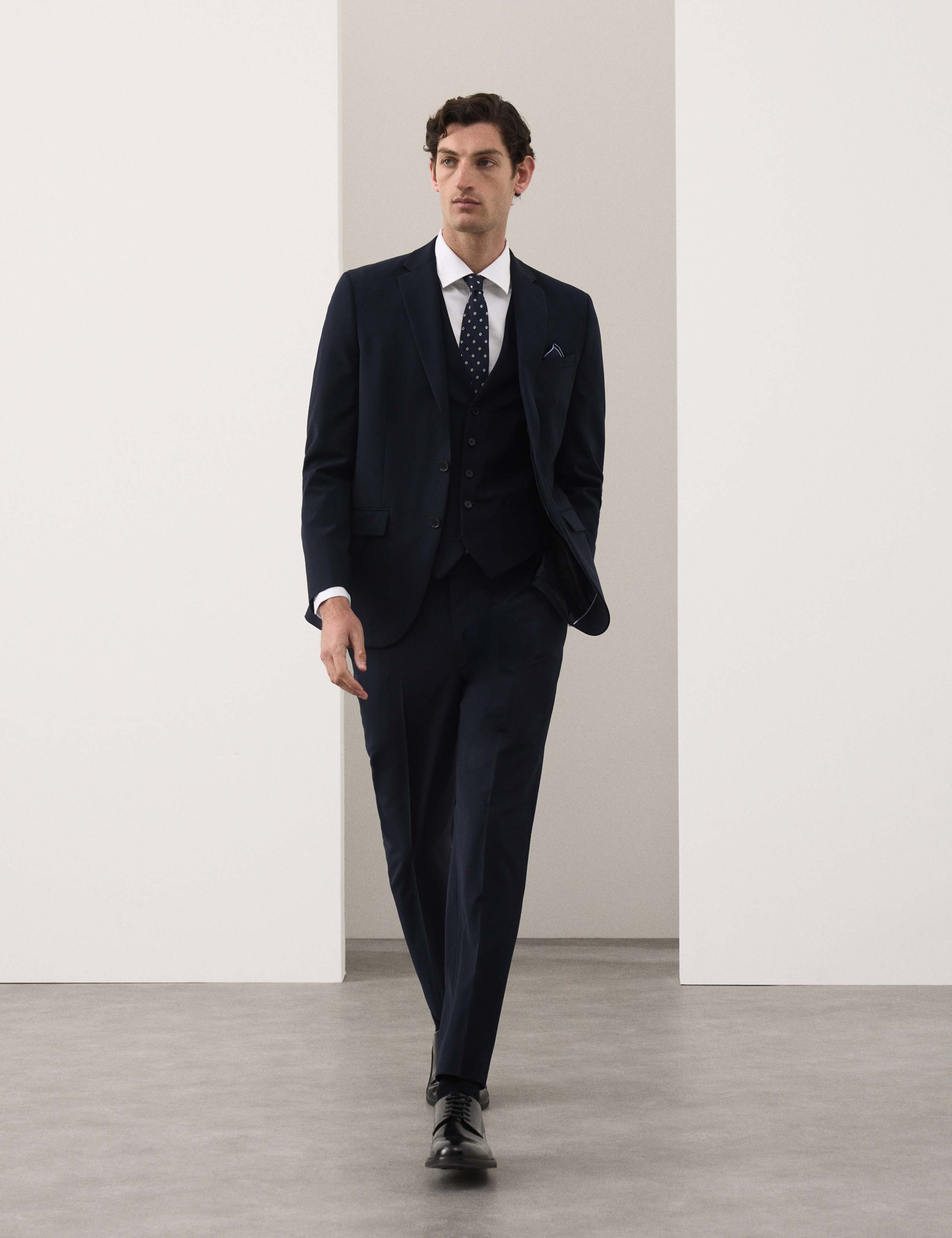 3 Piece Tailored Fit Performance Suit 6 of 6