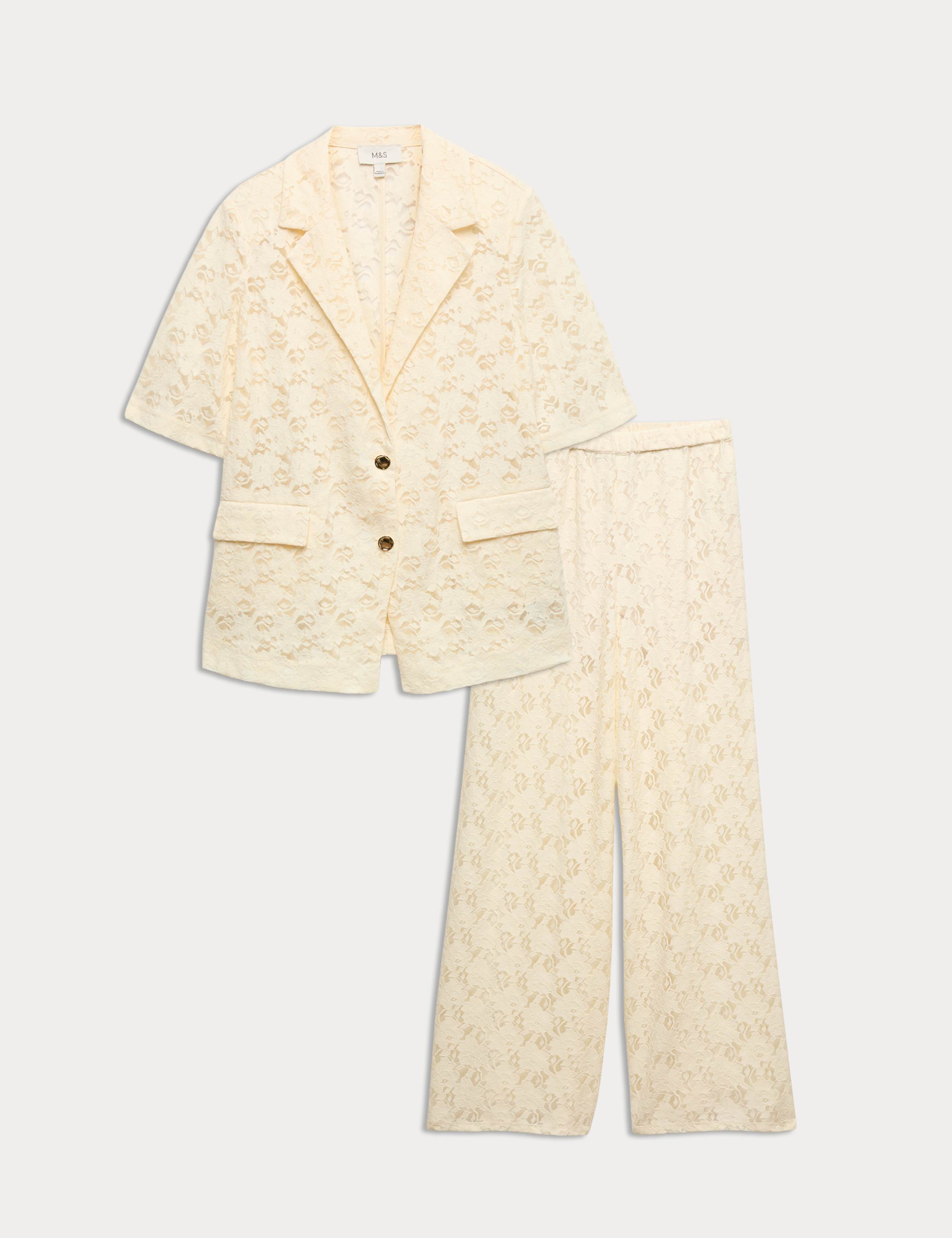 Lace Jacket & Trousers Set 1 of 6