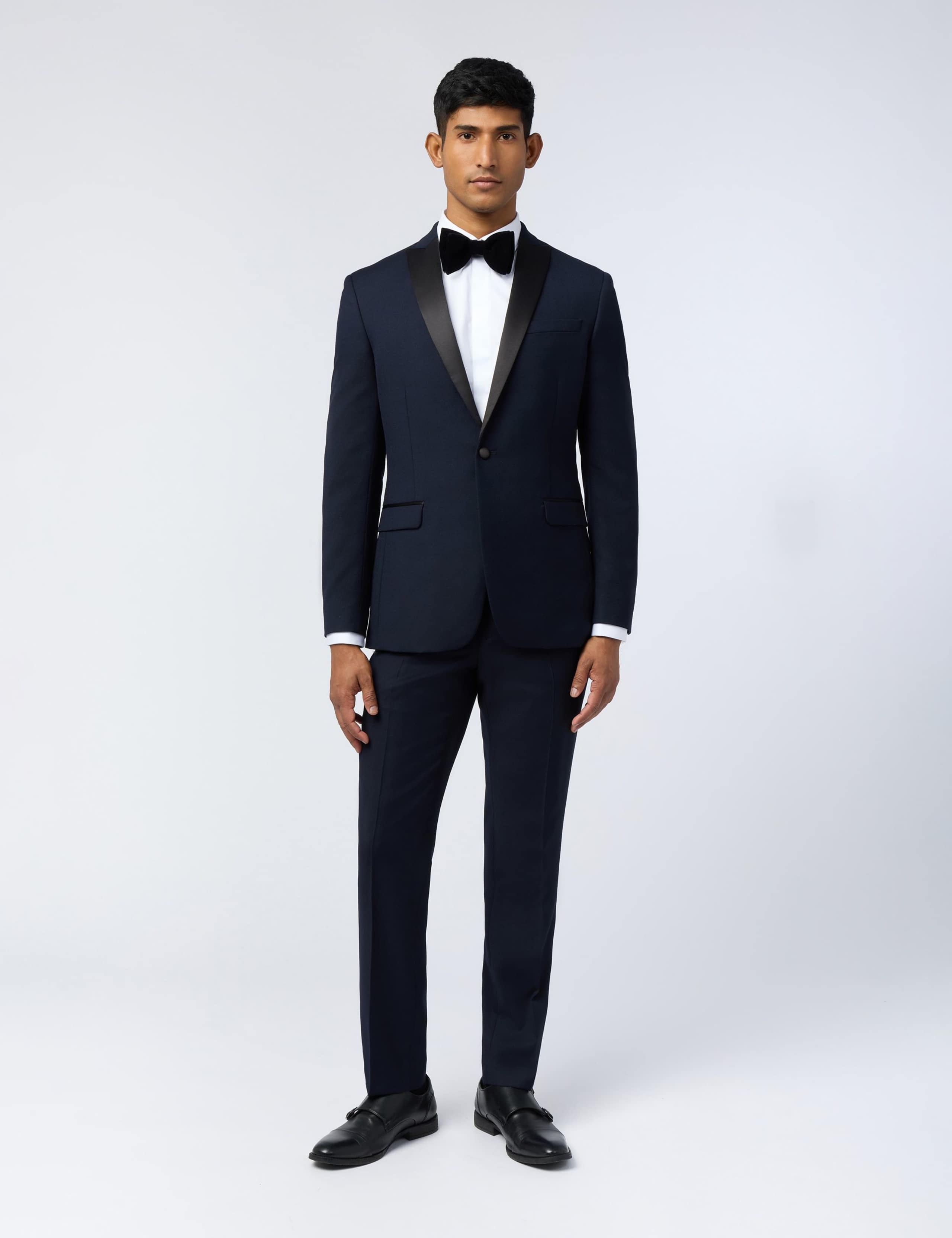 Slim Fit Wool Rich Tuxedo Suit