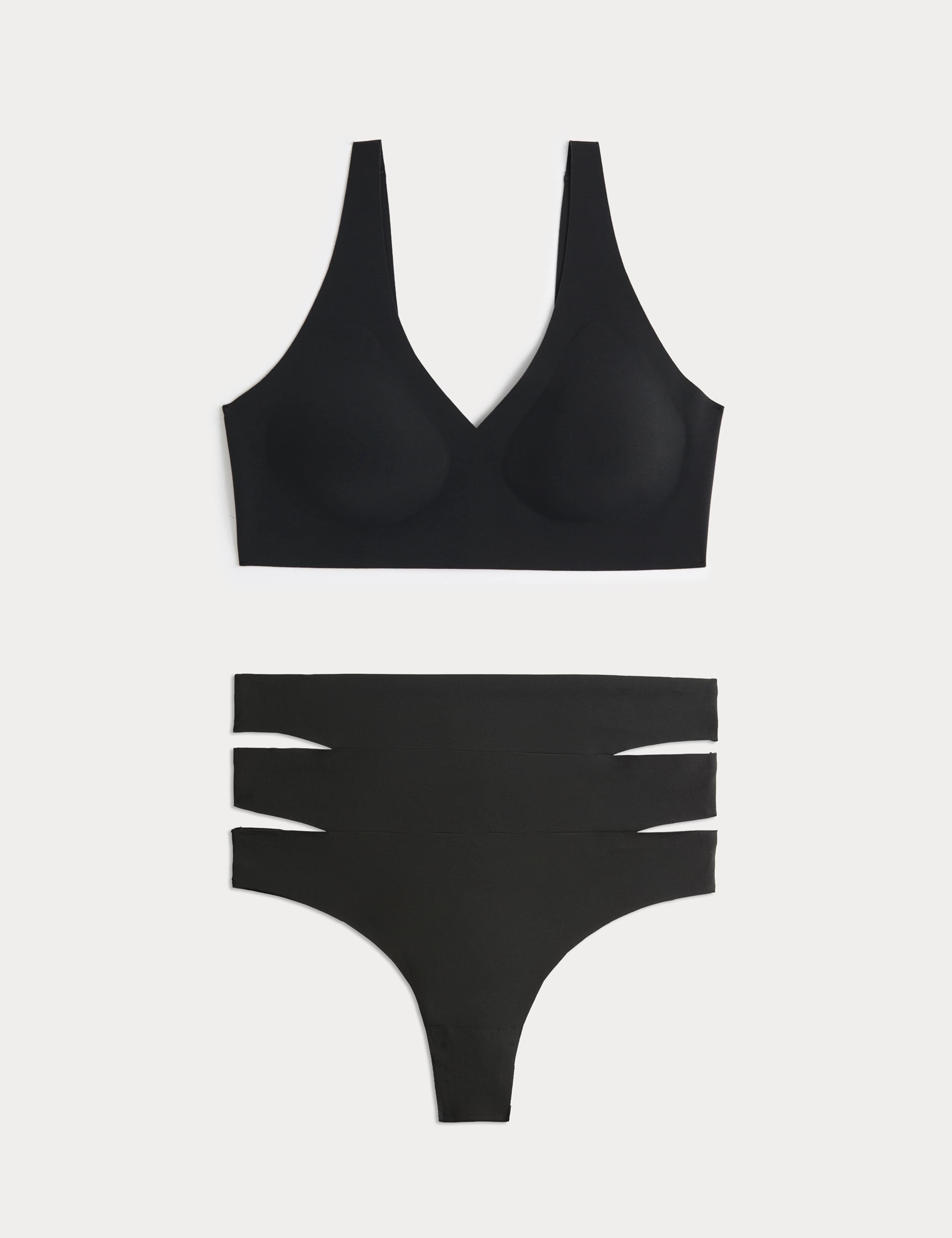 Body Invisibles™ Non Wired Crop Top Set A-E 1 of 6
