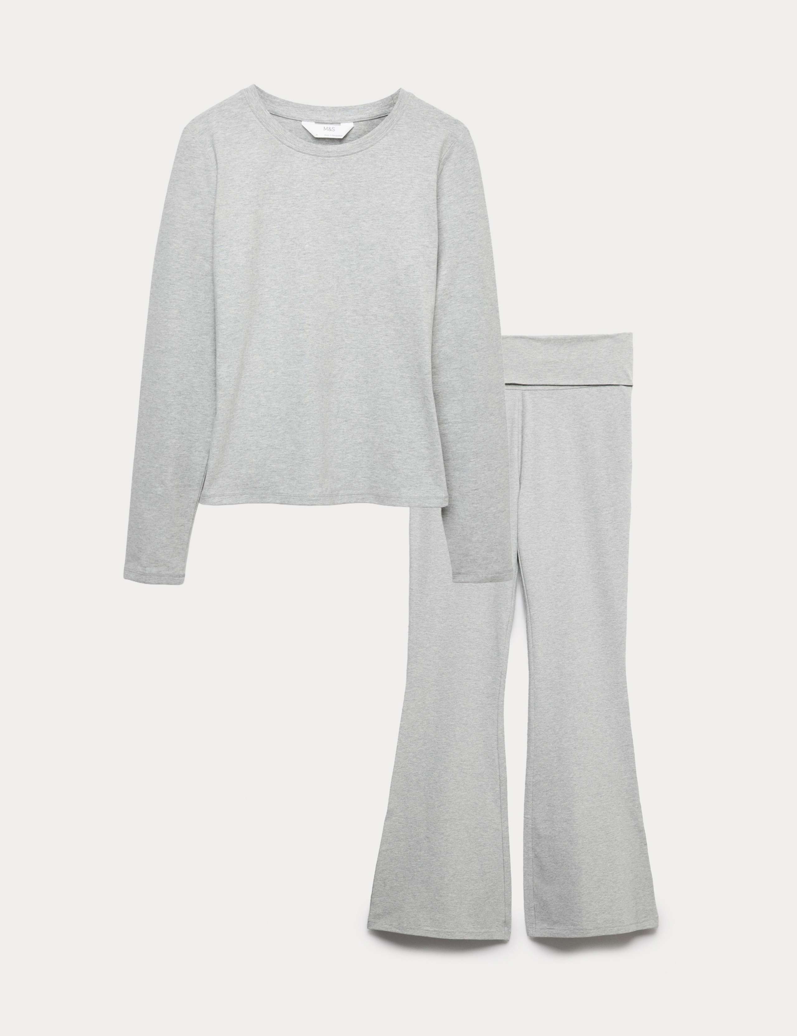 Cotton Rich Long Sleeve Pyjama Set 1 of 6
