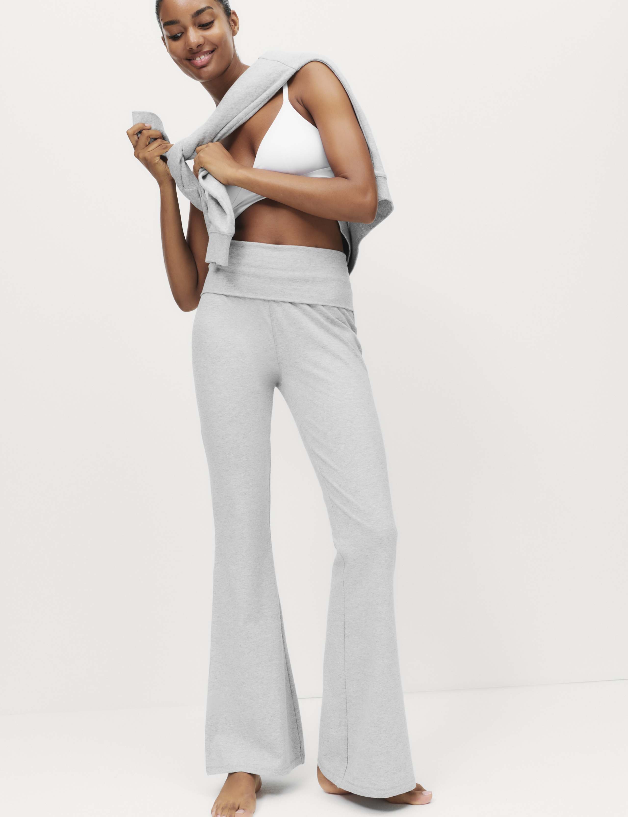 Cotton Rich Long Sleeve Pyjama Set 6 of 6