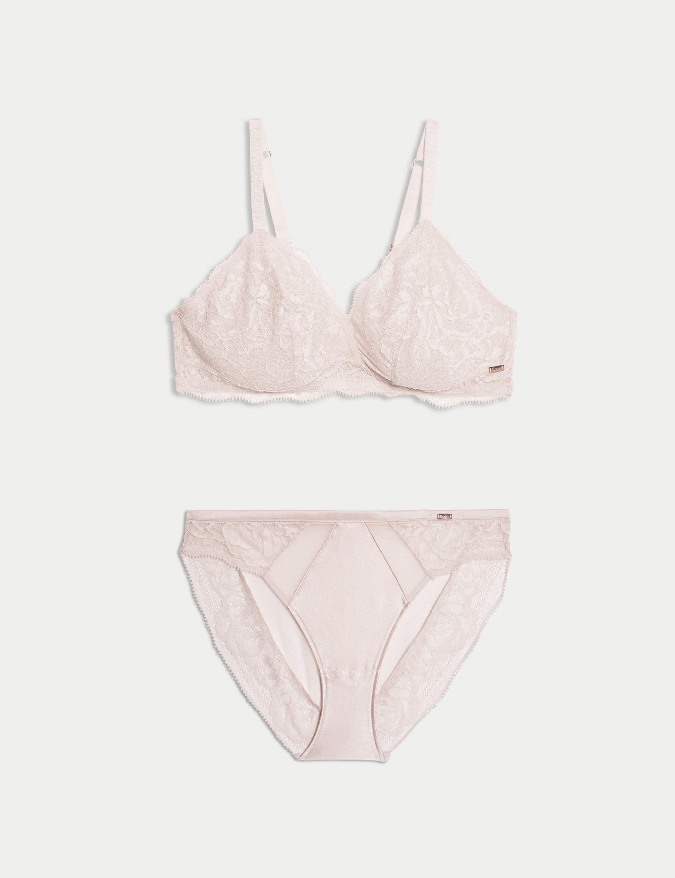 Lace Non Wired Bralette Set A-E 1 of 6