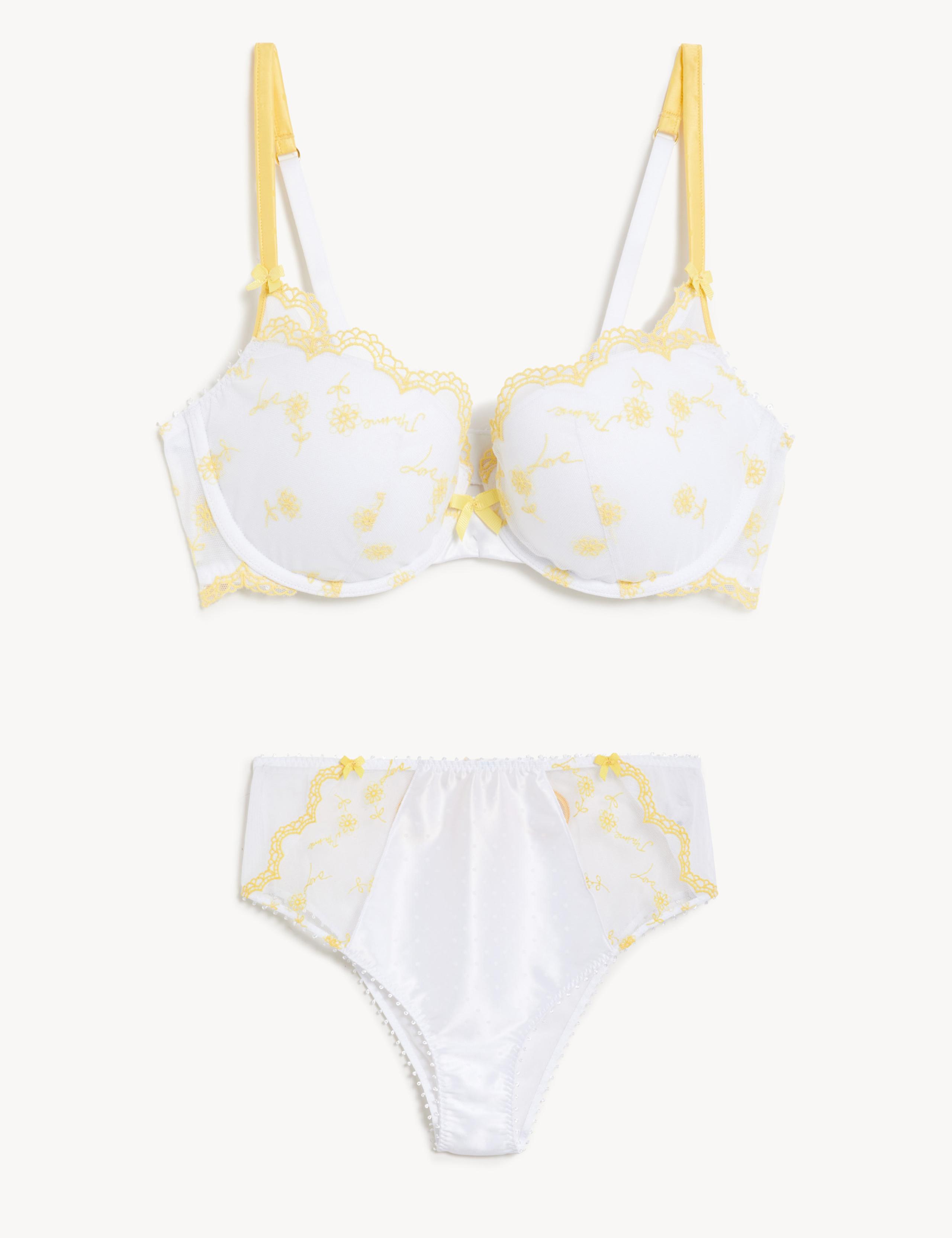 Evaline Push-Up Balcony Bra Set A-E 1 of 6