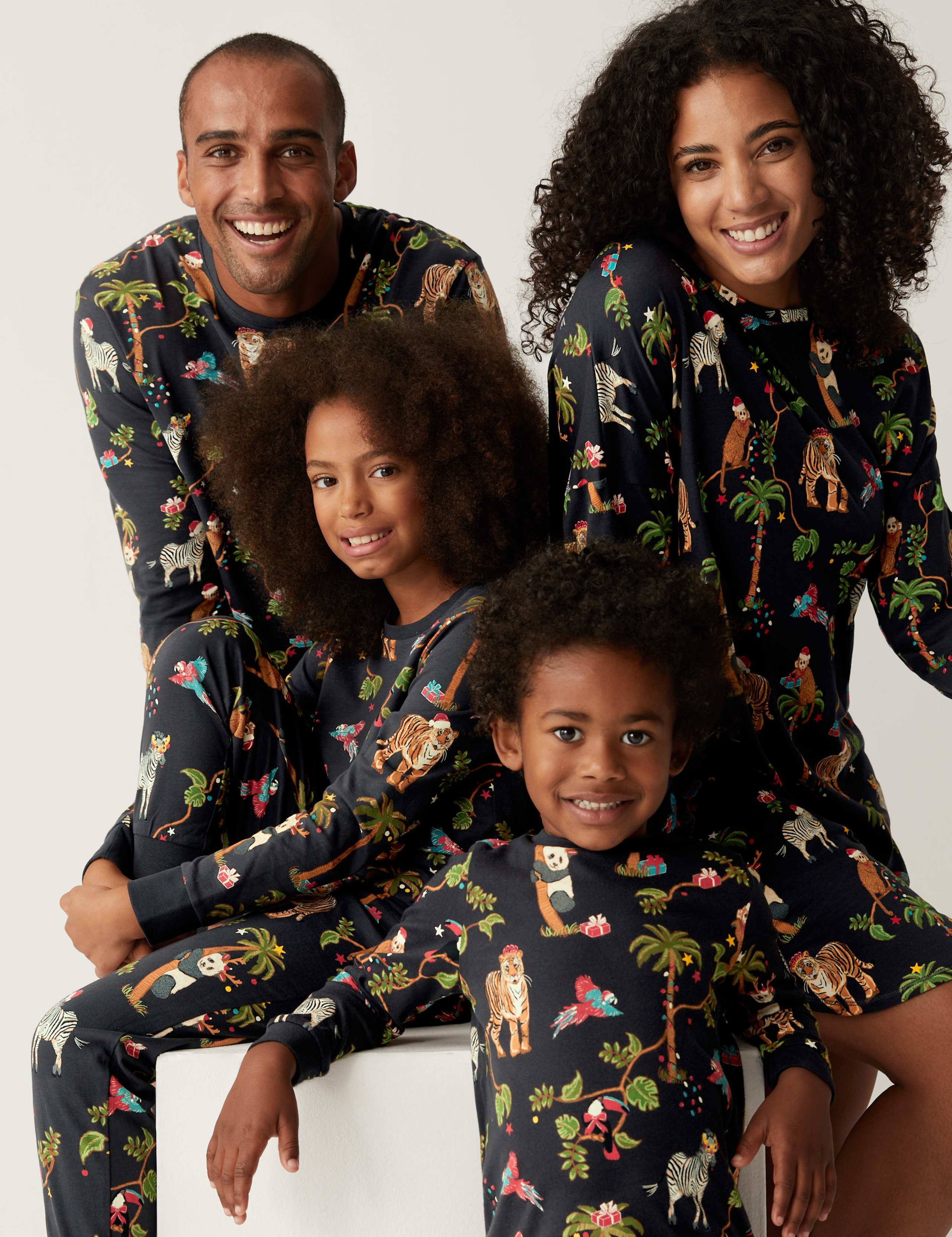 Animal Print Family Christmas Pyjamas 1 of 1
