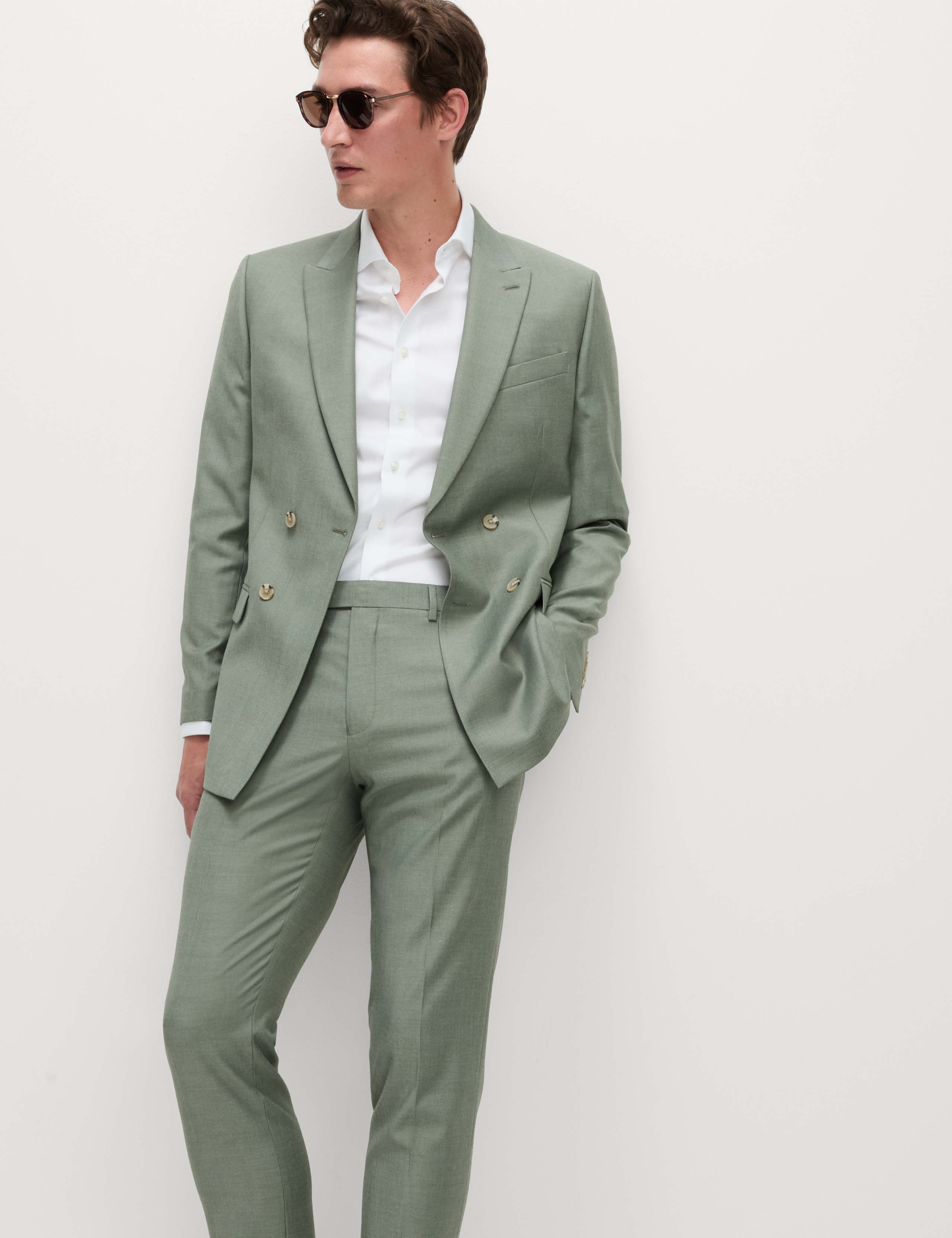Slim Fit Double Breasted Suit 5 of 6