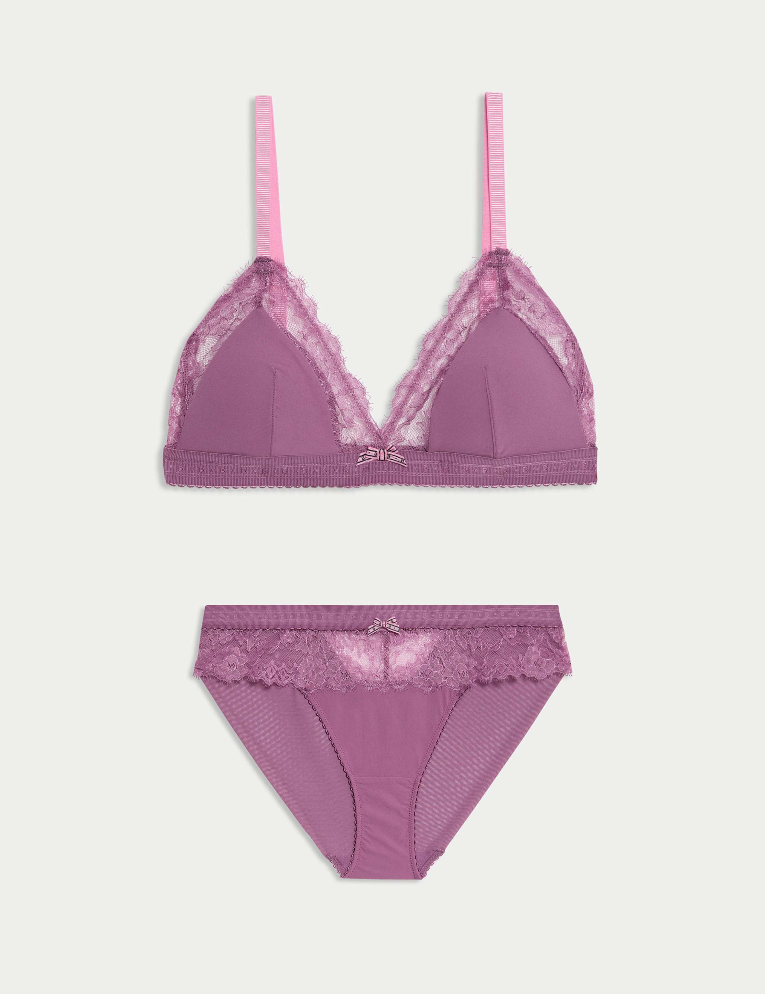 Anna Lace Non Wired Bralette Set A-E 1 of 6