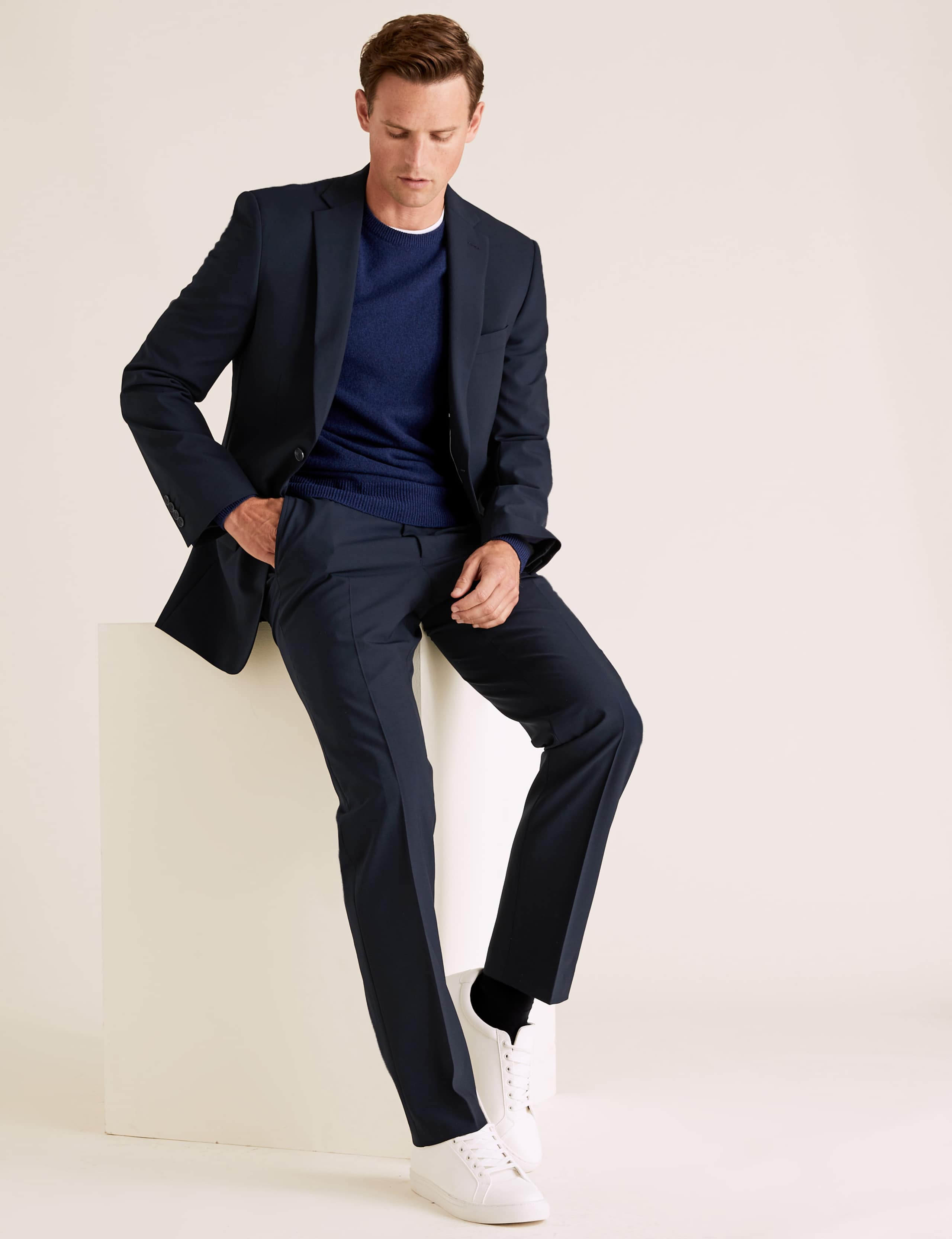 Big & Tall The Ultimate Regular Fit Wool Suit 3 of 6