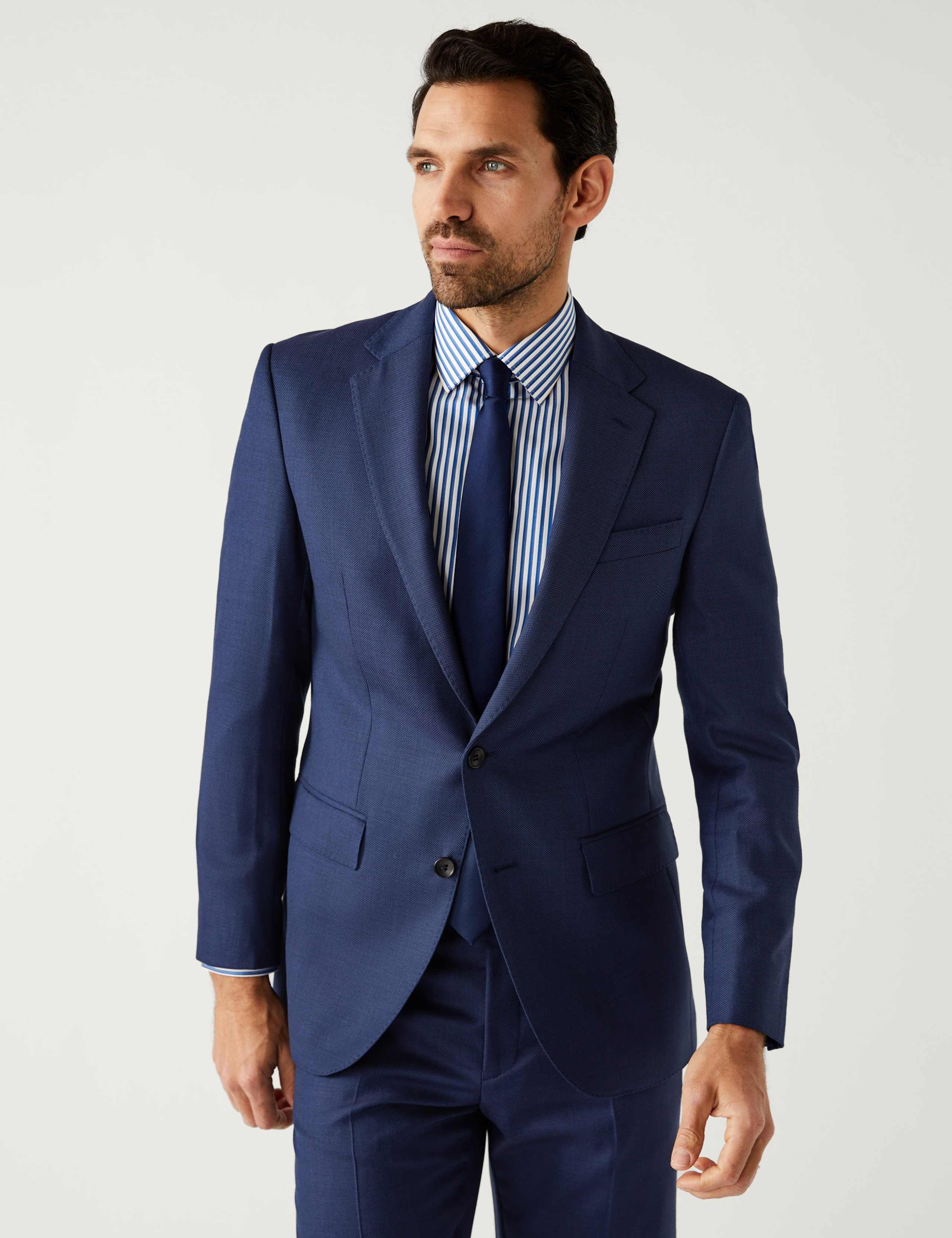 Regular Fit Pure Wool Suit 1 of 7