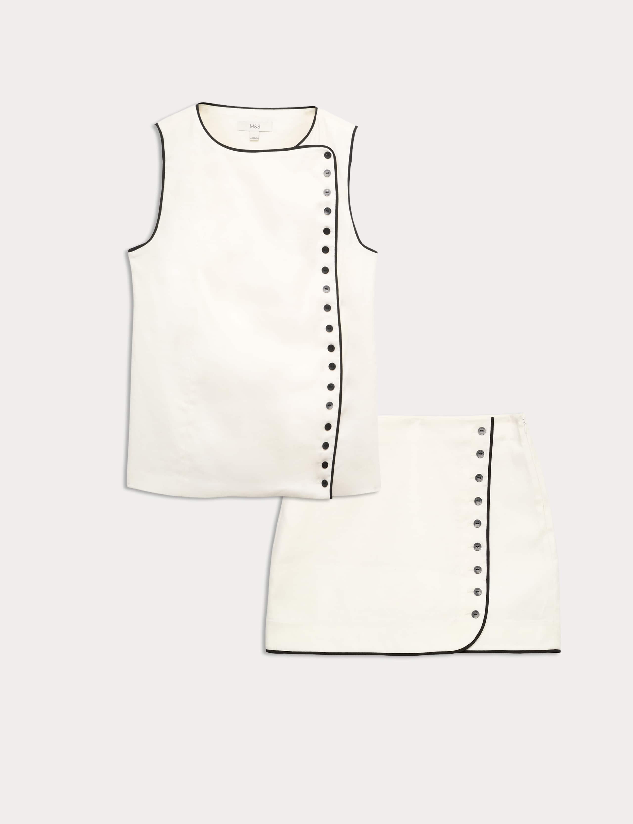 Piping Waistcoat & Skirt Set 1 of 6