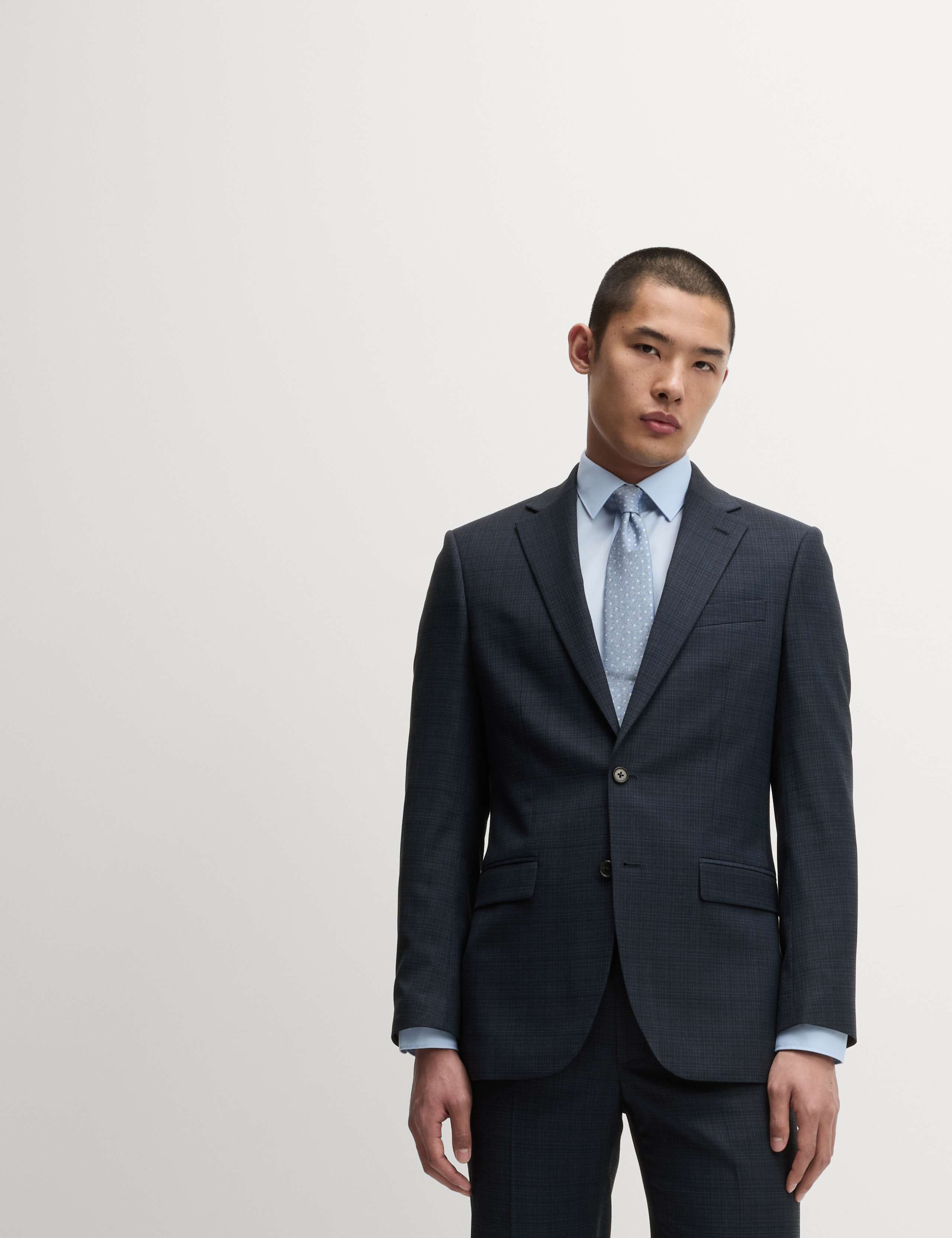 Regular Fit Shadow Check Suit 1 of 6