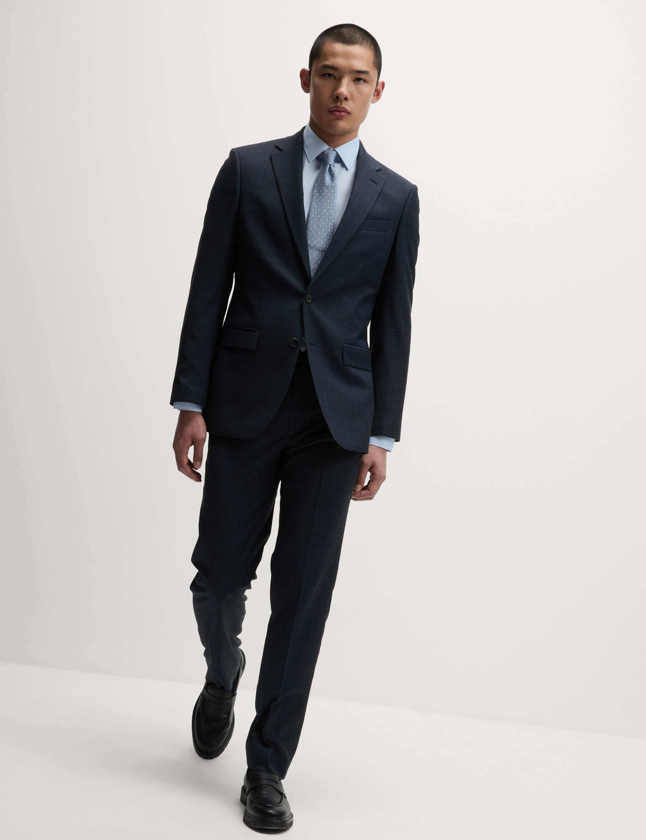 Regular Fit Shadow Check Suit 4 of 6