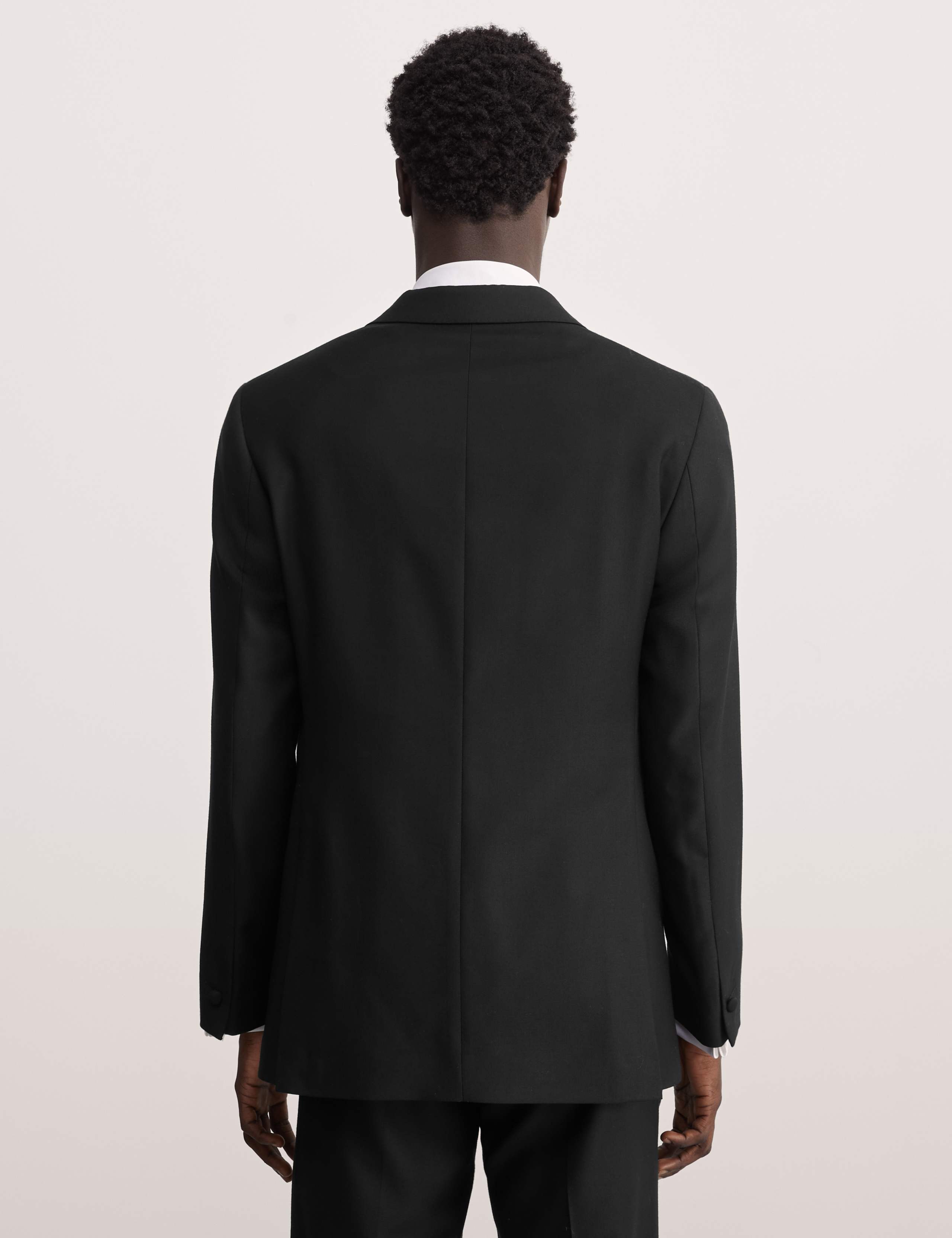 Tailored Fit Pure Wool Tuxedo 2 of 6