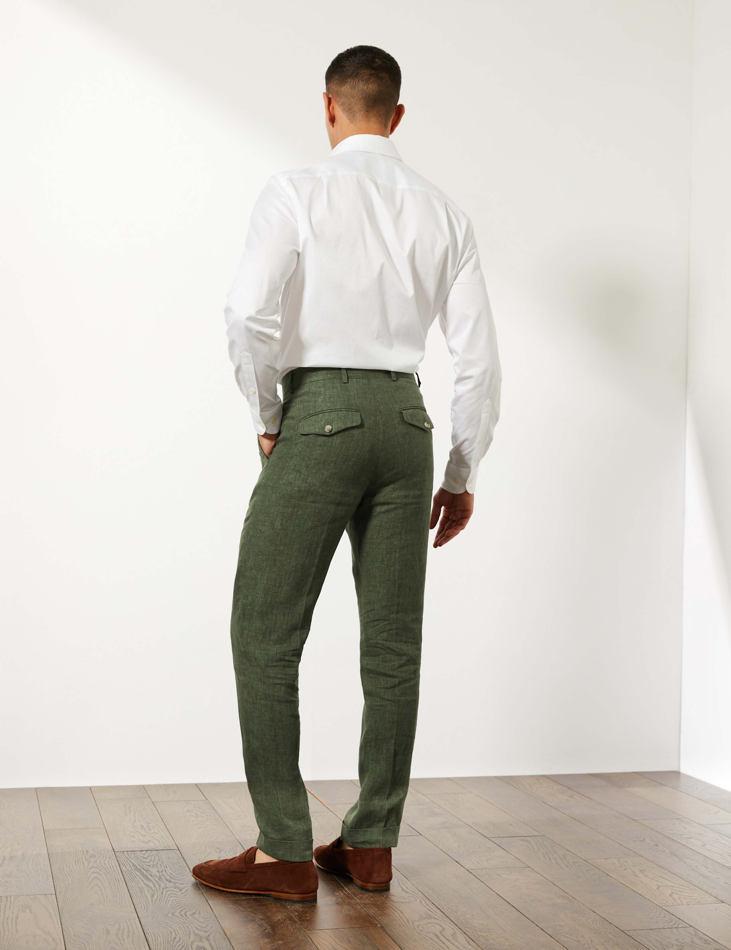 Tailored Fit Pure Linen 2 Piece Suit 7 of 7