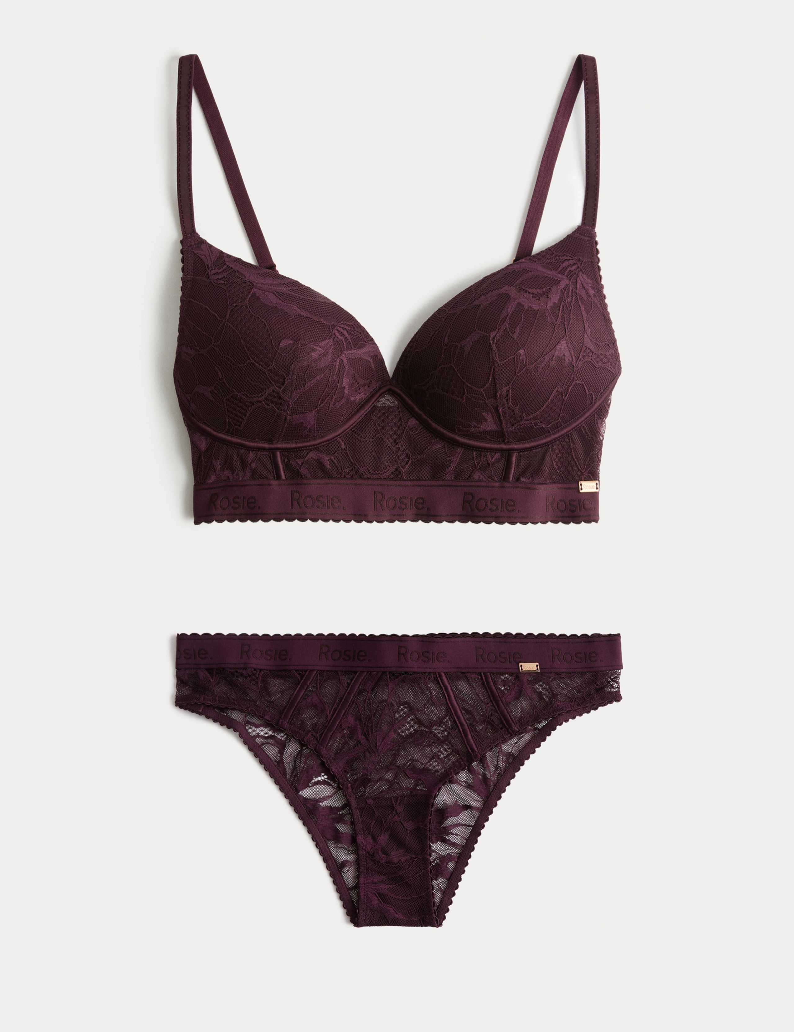 LaceWear Non Wired Plunge Bra Set A-E 1 of 6