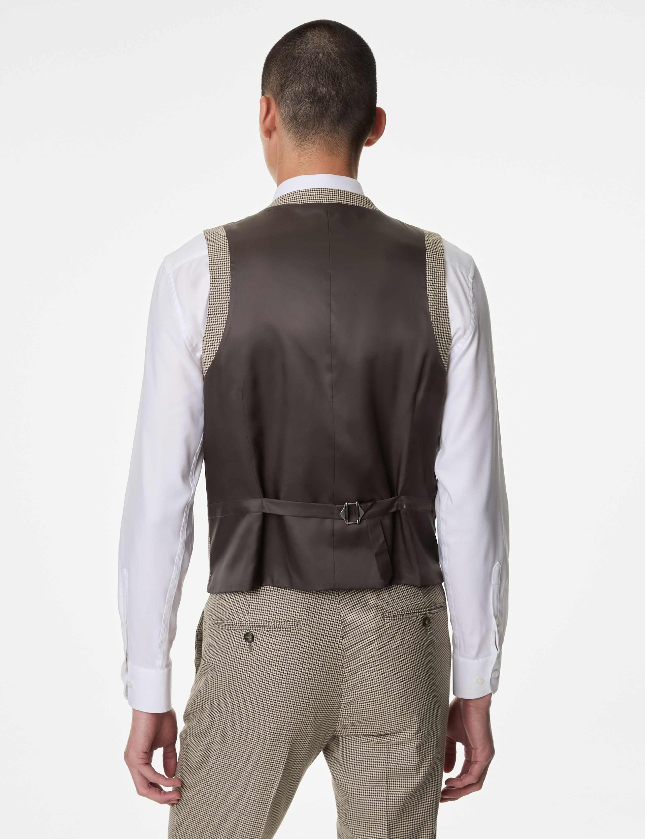 Slim Fit Puppytooth Stretch Suit 2 of 6