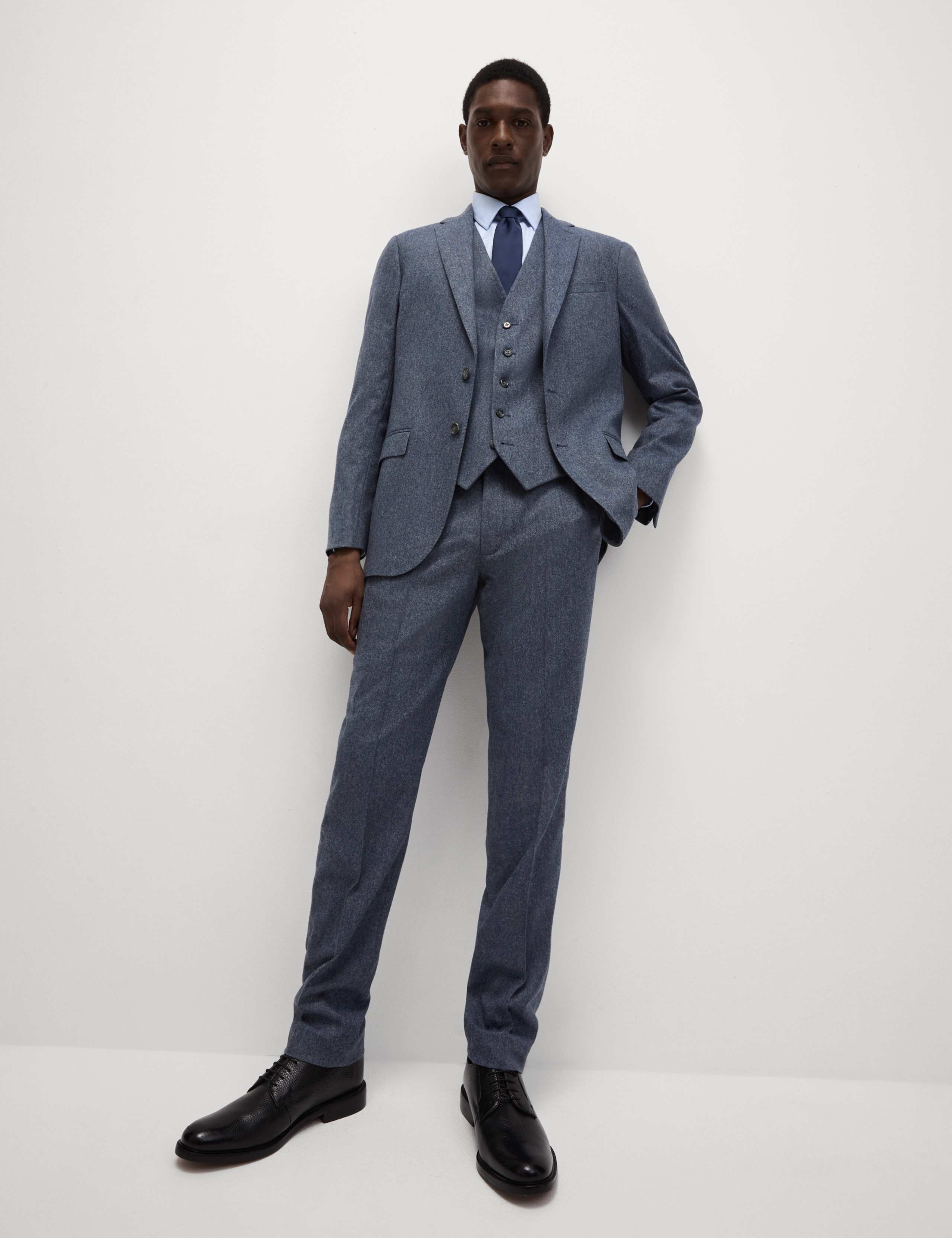 Tailored Fit Wool Rich Suit 3 of 6