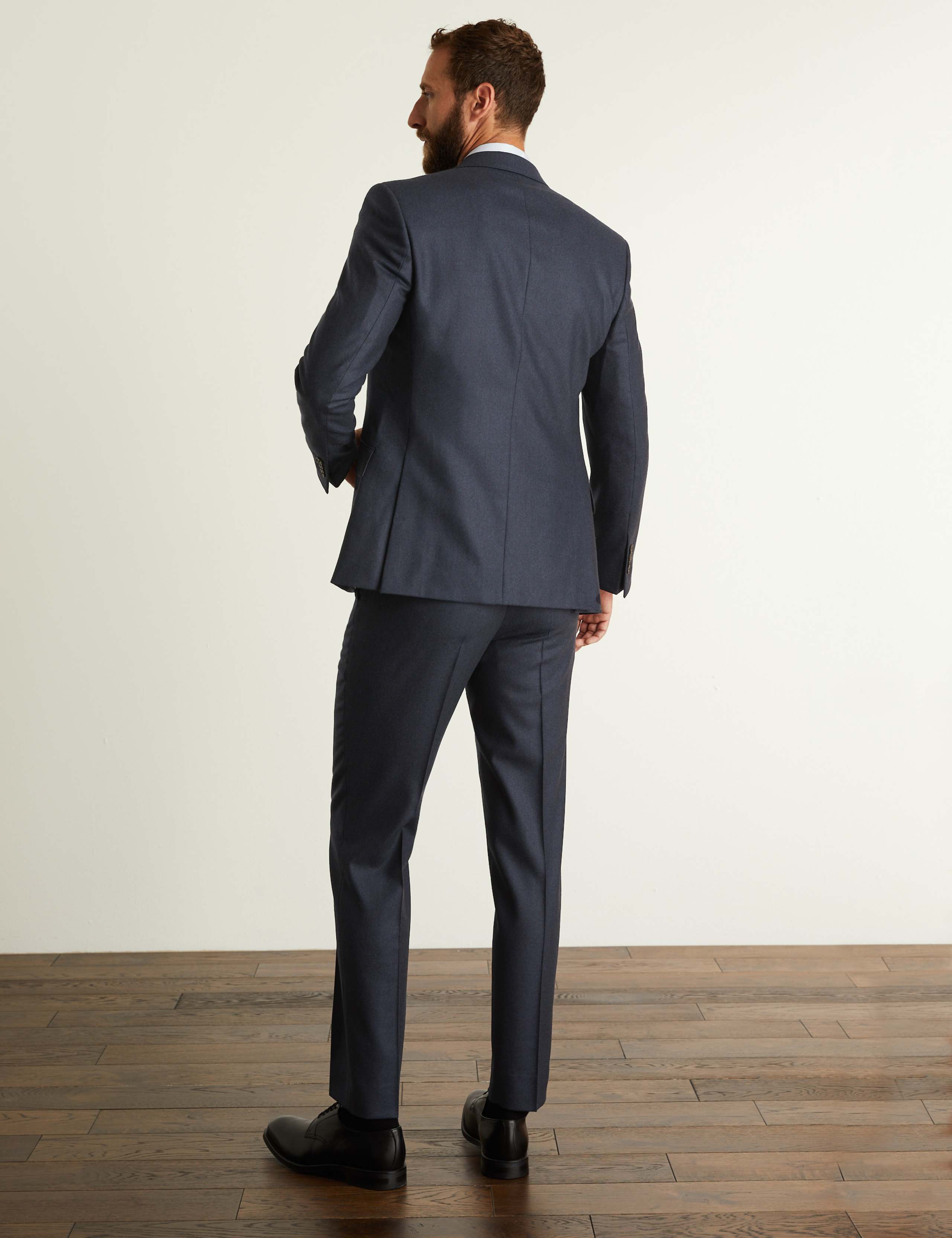 Slim Fit Pure Wool Flannel Suit 2 of 6