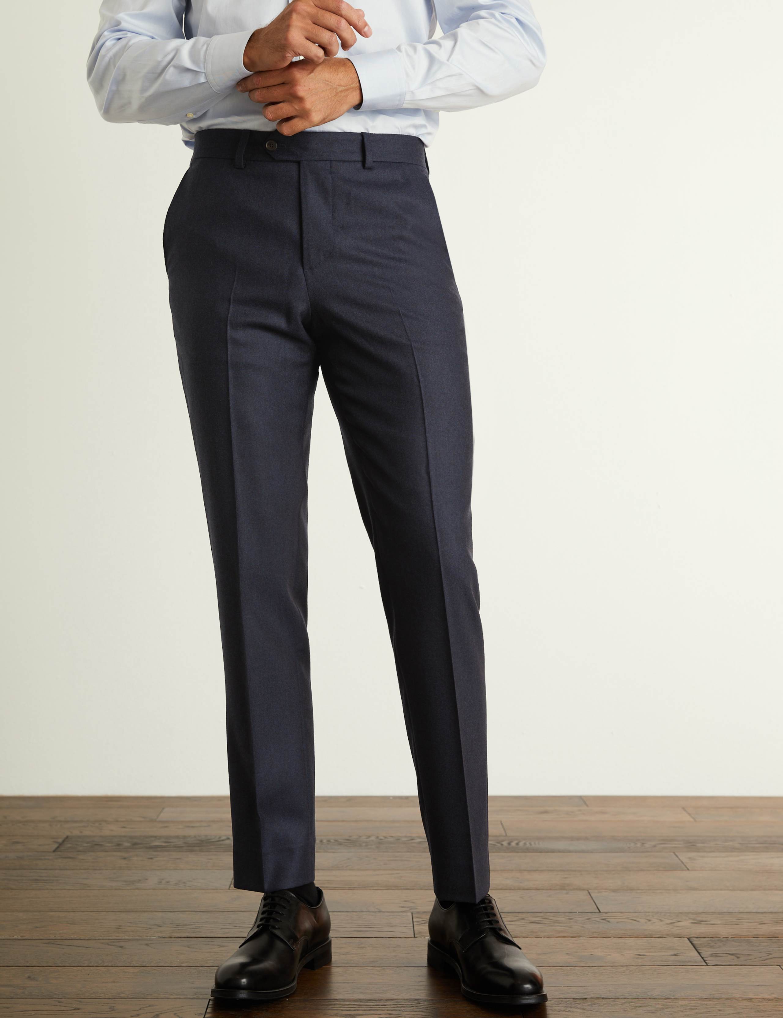 Slim Fit Pure Wool Flannel Suit 4 of 6