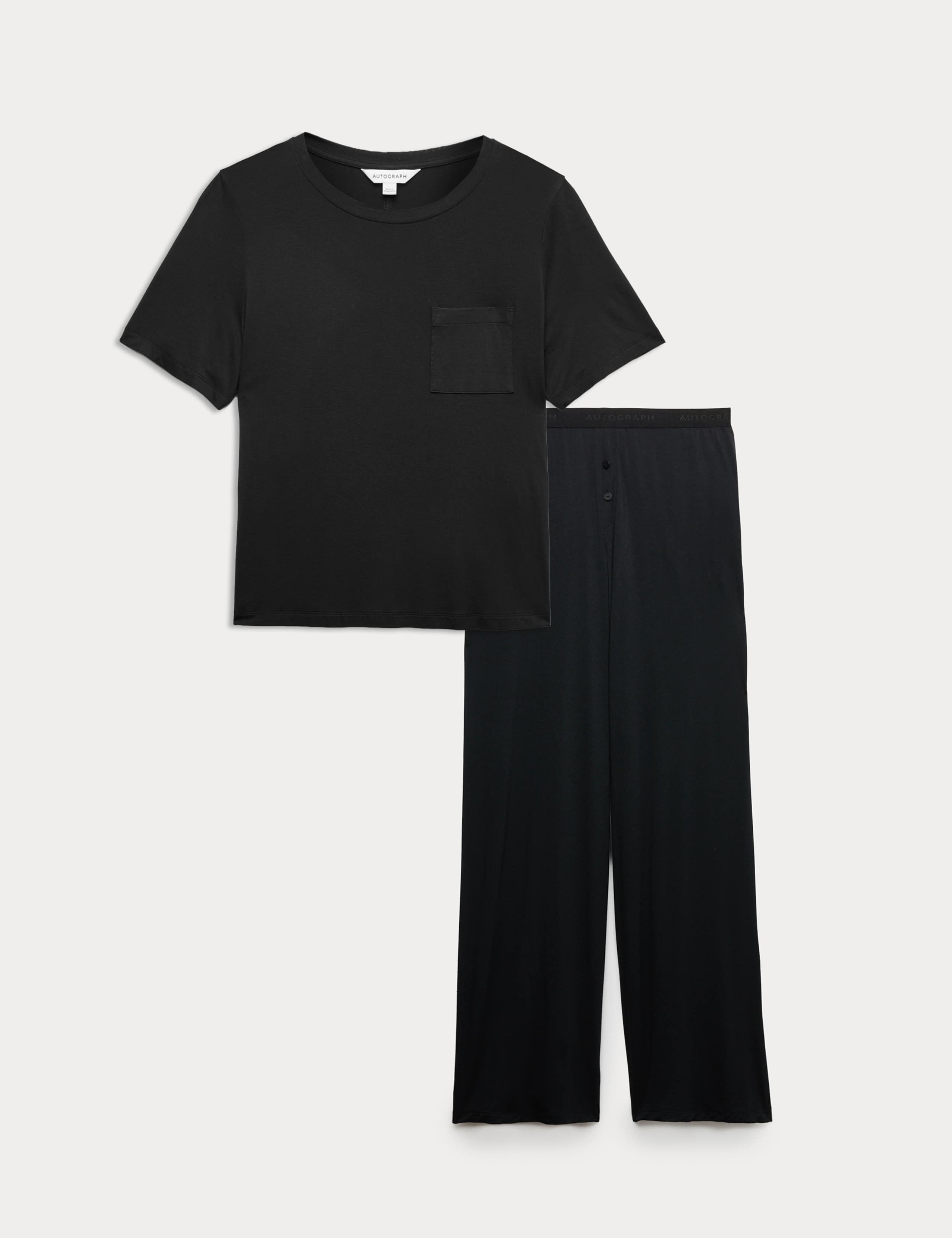 Pocket Detail Pyjama Top Set 1 of 6