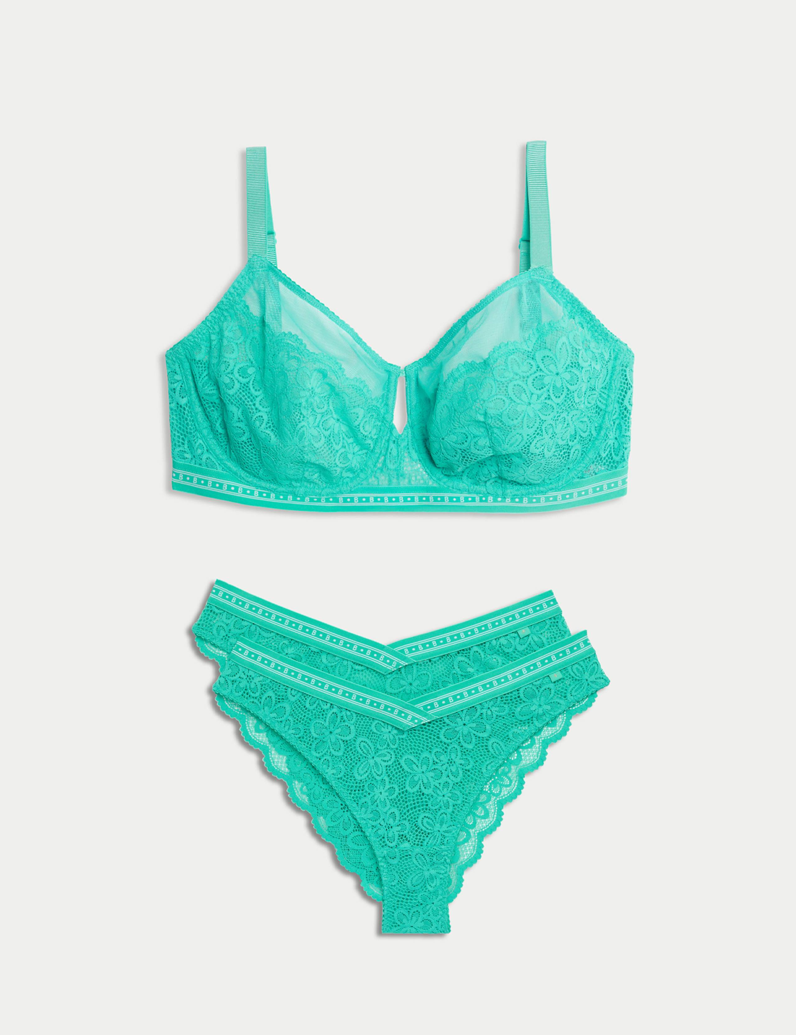 Cleo Lace Wired Minimiser Bra Set 1 of 6