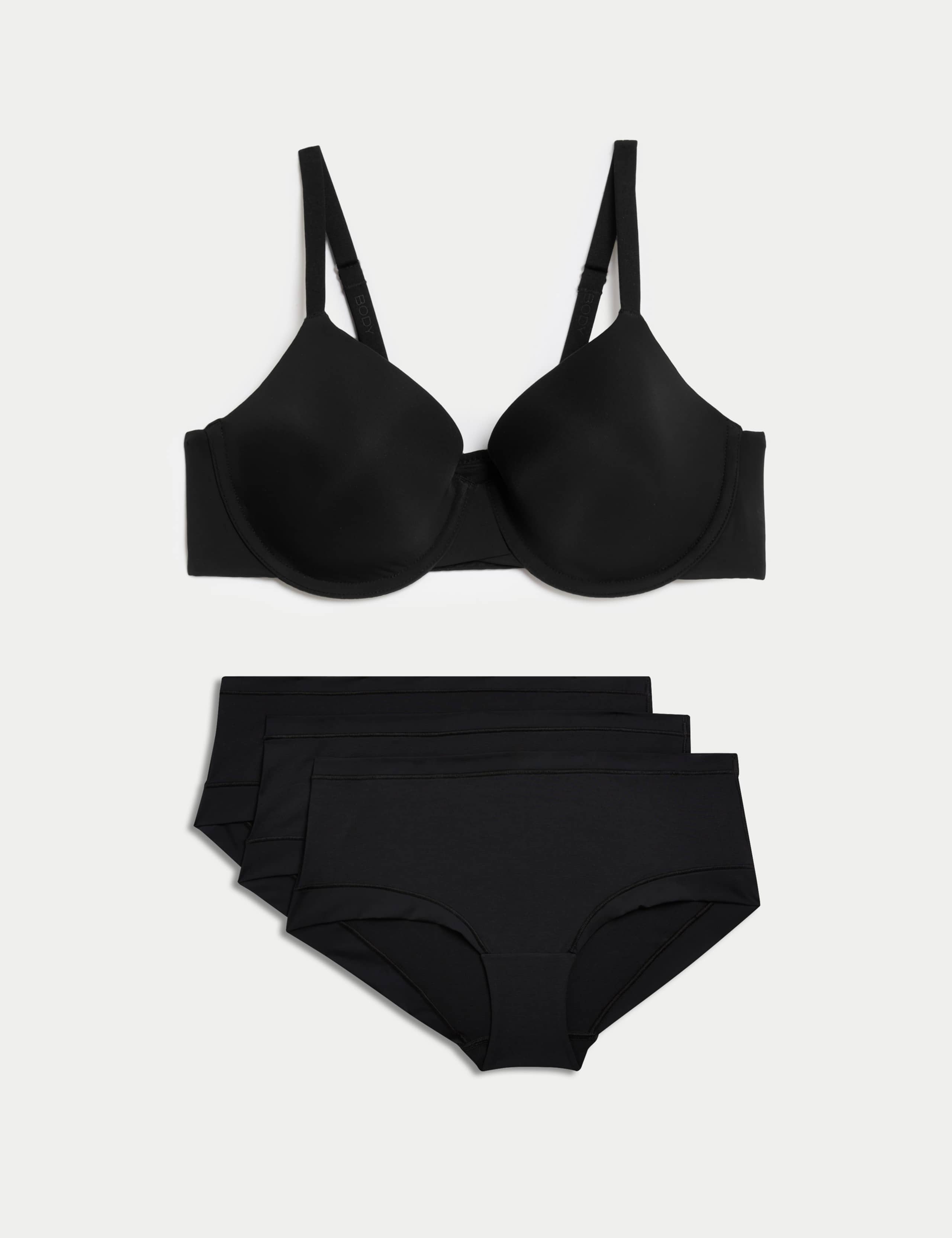 Flexifit™ Front Fastening Wired Full-Cup T-Shirt Bra Set A-E 1 of 6