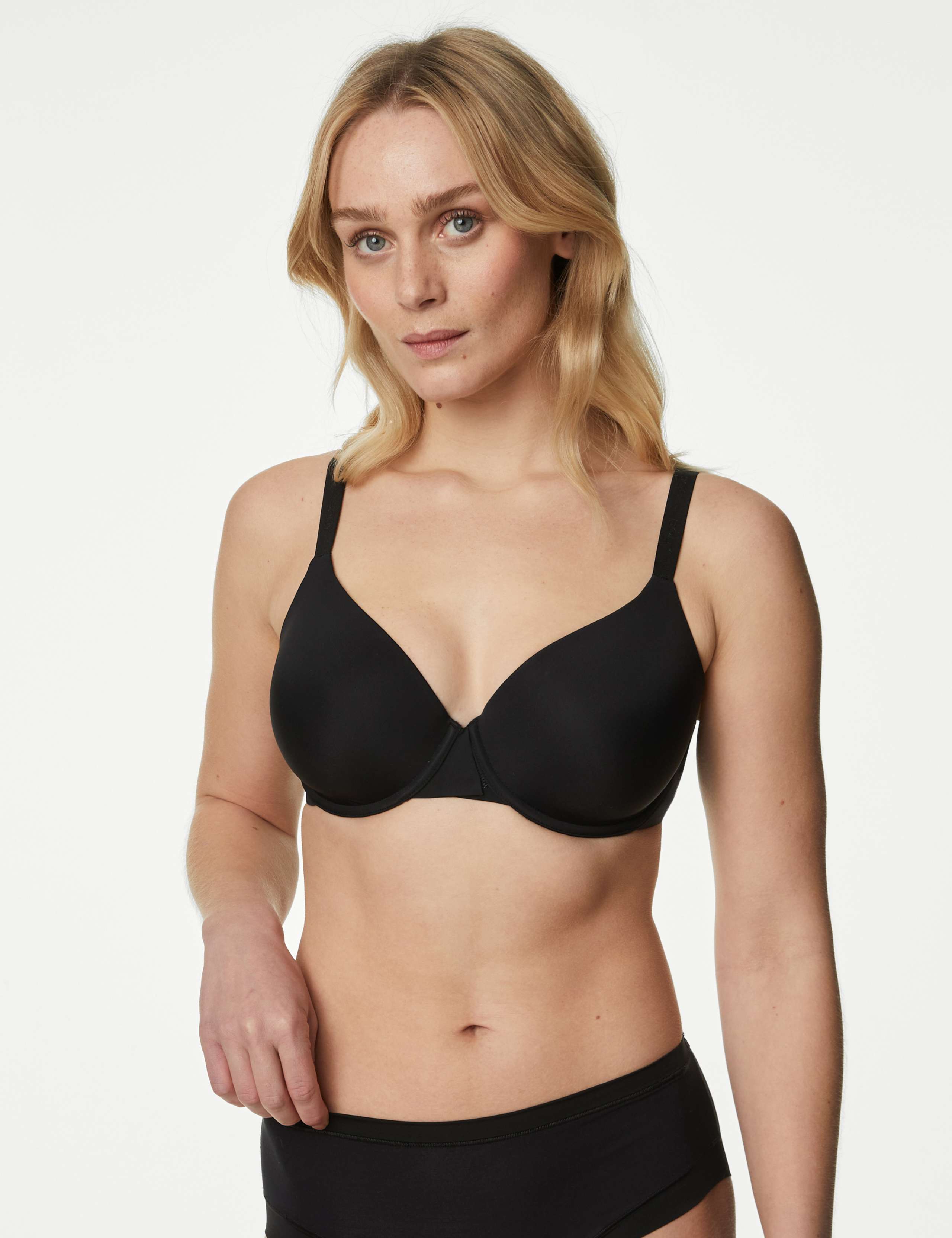 Flexifit™ Front Fastening Wired Full-Cup T-Shirt Bra Set A-E 2 of 6