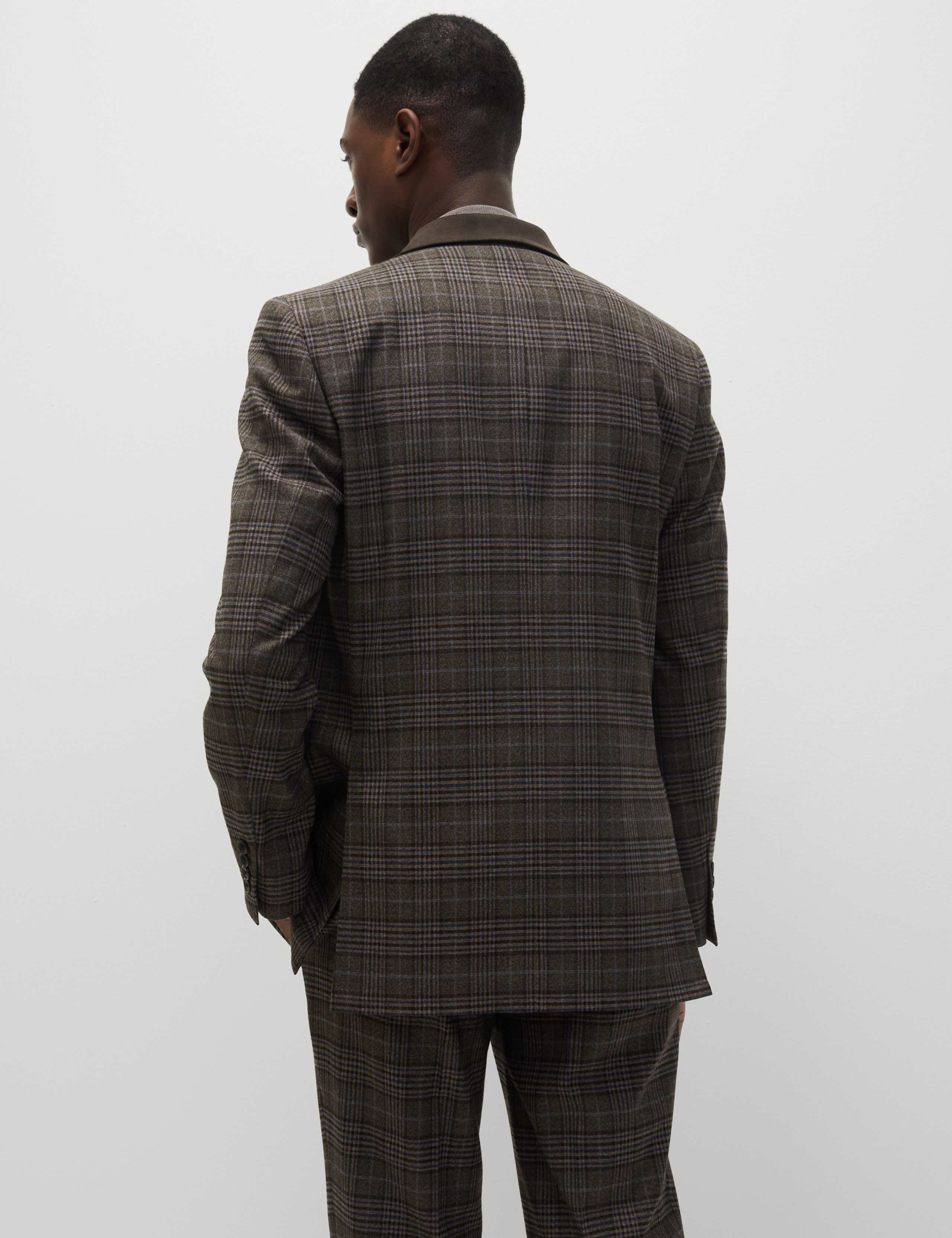 Slim Fit Prince of Wales Check Suit 2 of 6