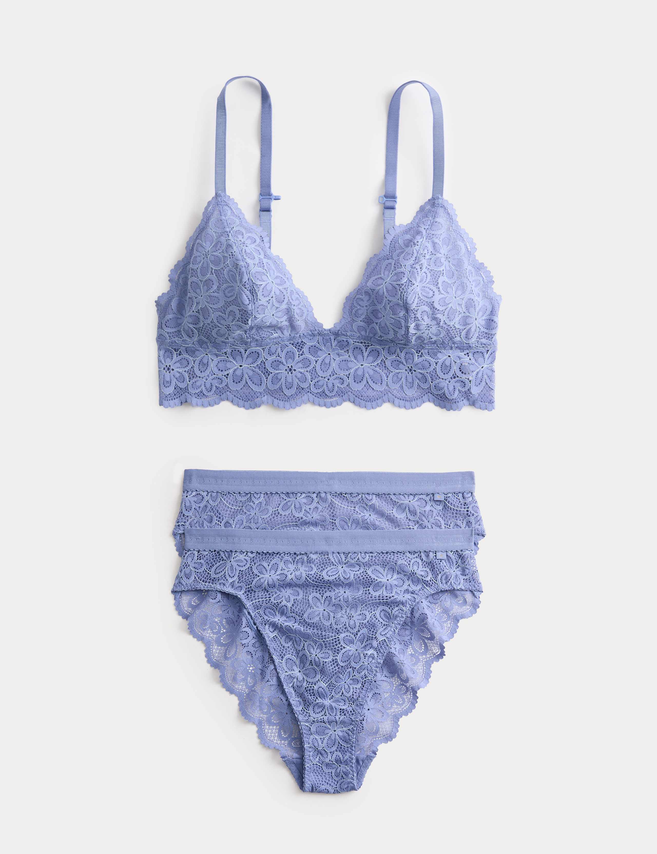 Cleo Lace Non Wired Bralette Set 1 of 6