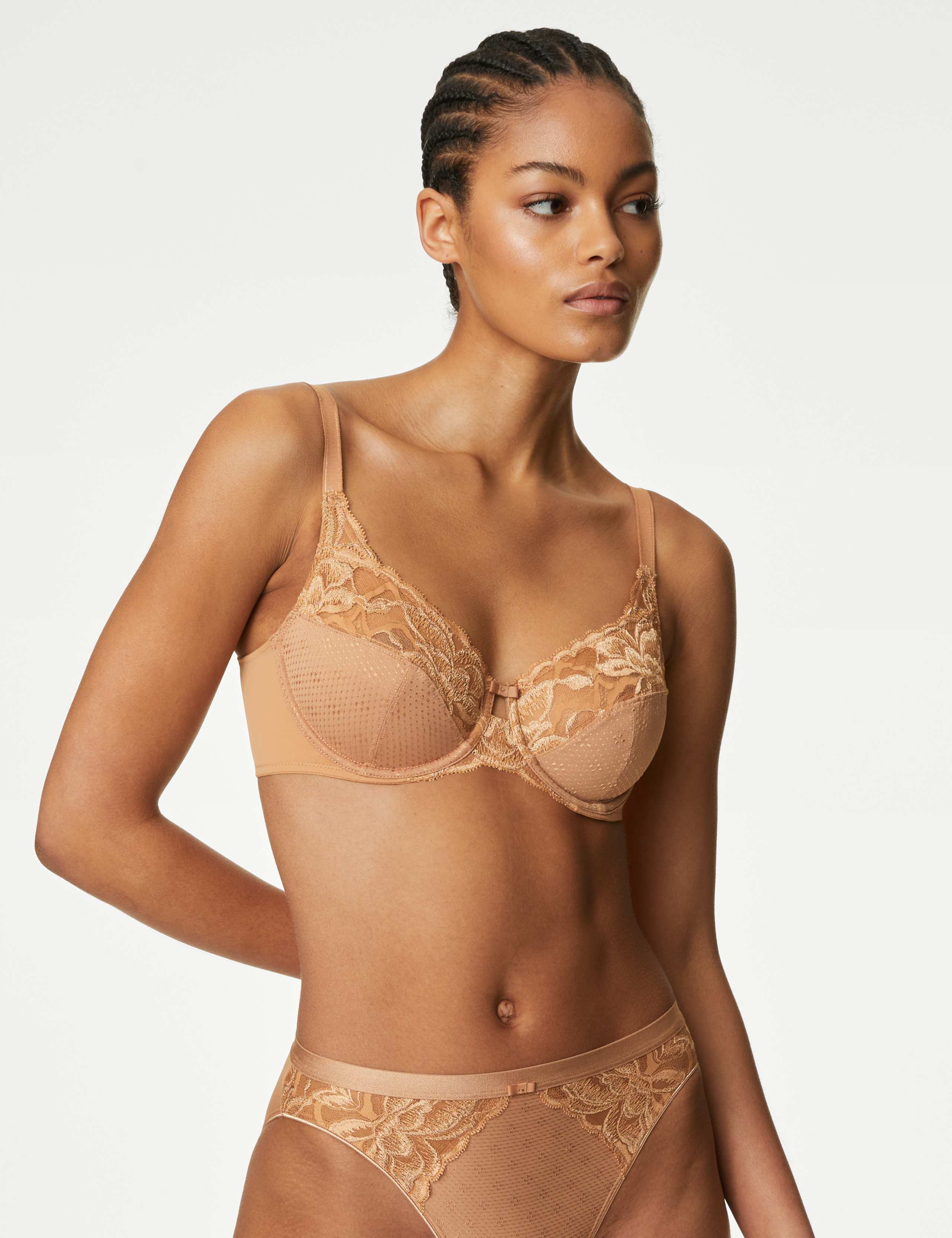 Wild Blooms Wired Full Cup Bra Set A-E 2 of 6