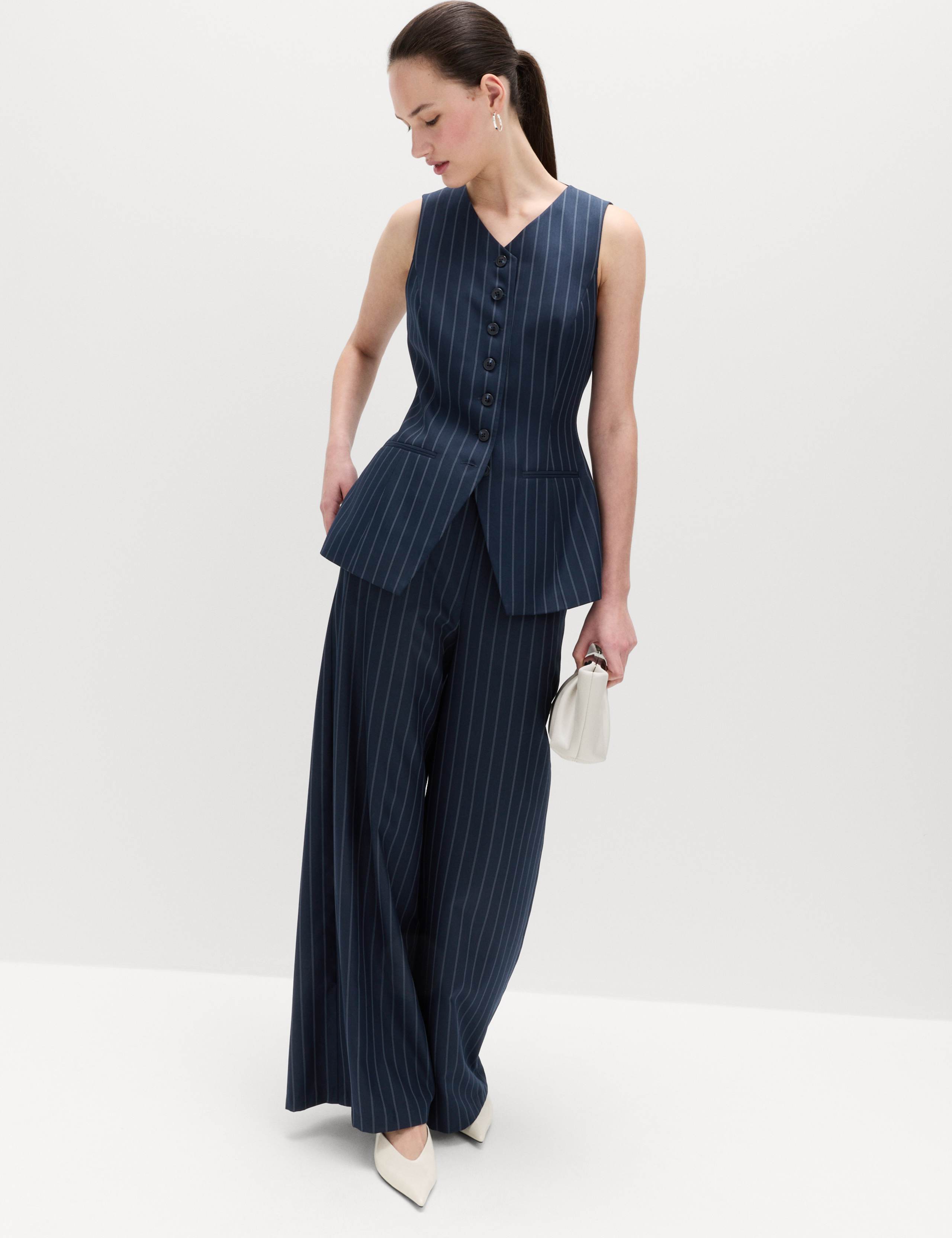 Pinstripe Waistcoat & Trouser Set