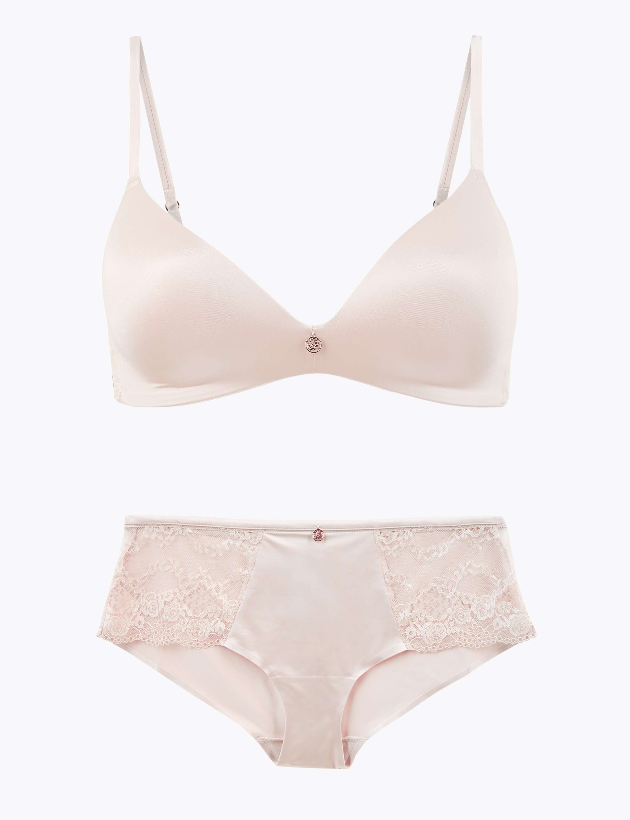 Smoothing Padded Set with Plunge Bra 1 of 6