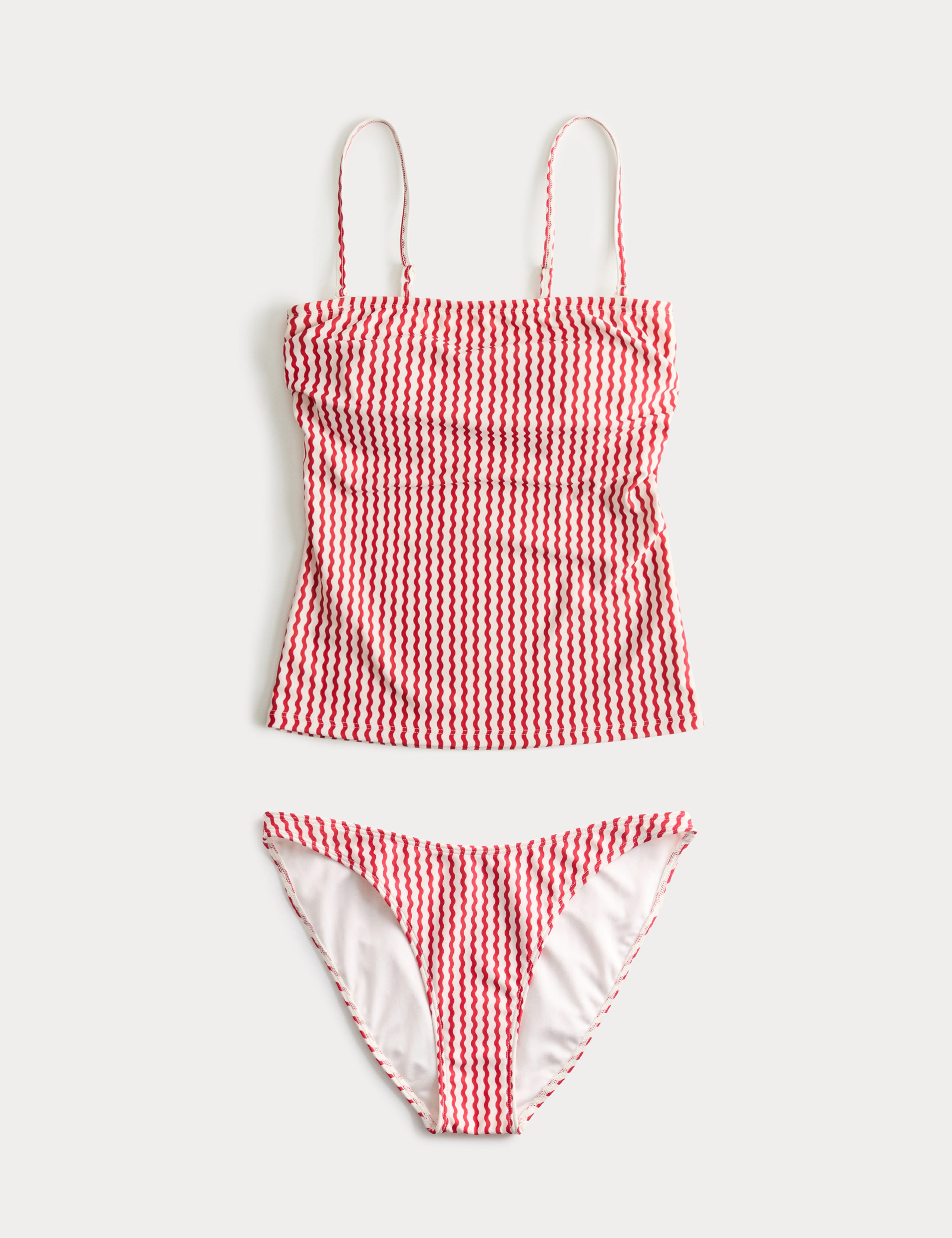 Printed Bandeau Tankini Set 1 of 6
