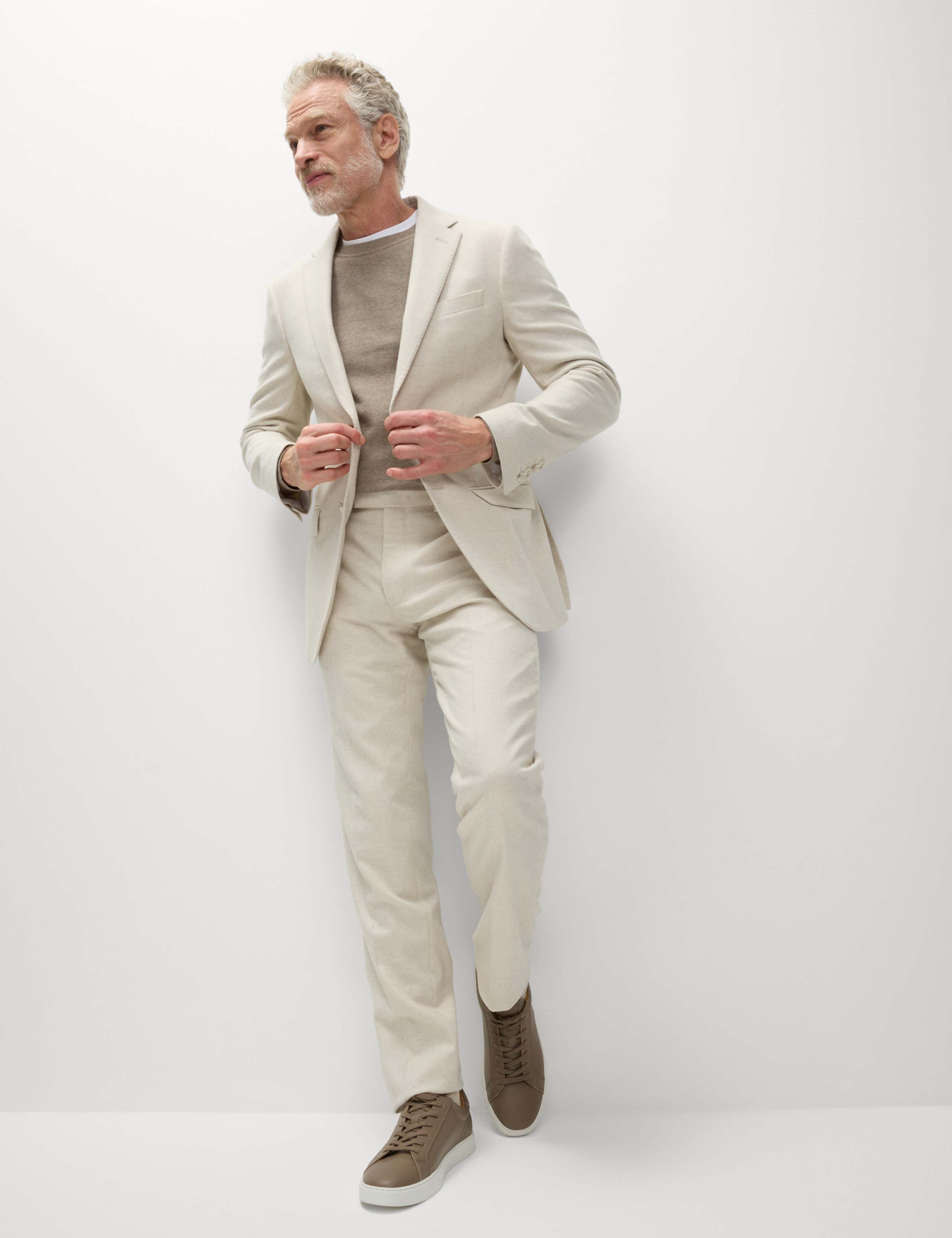 Tailored Fit Wool Rich Tweed Suit 1 of 6