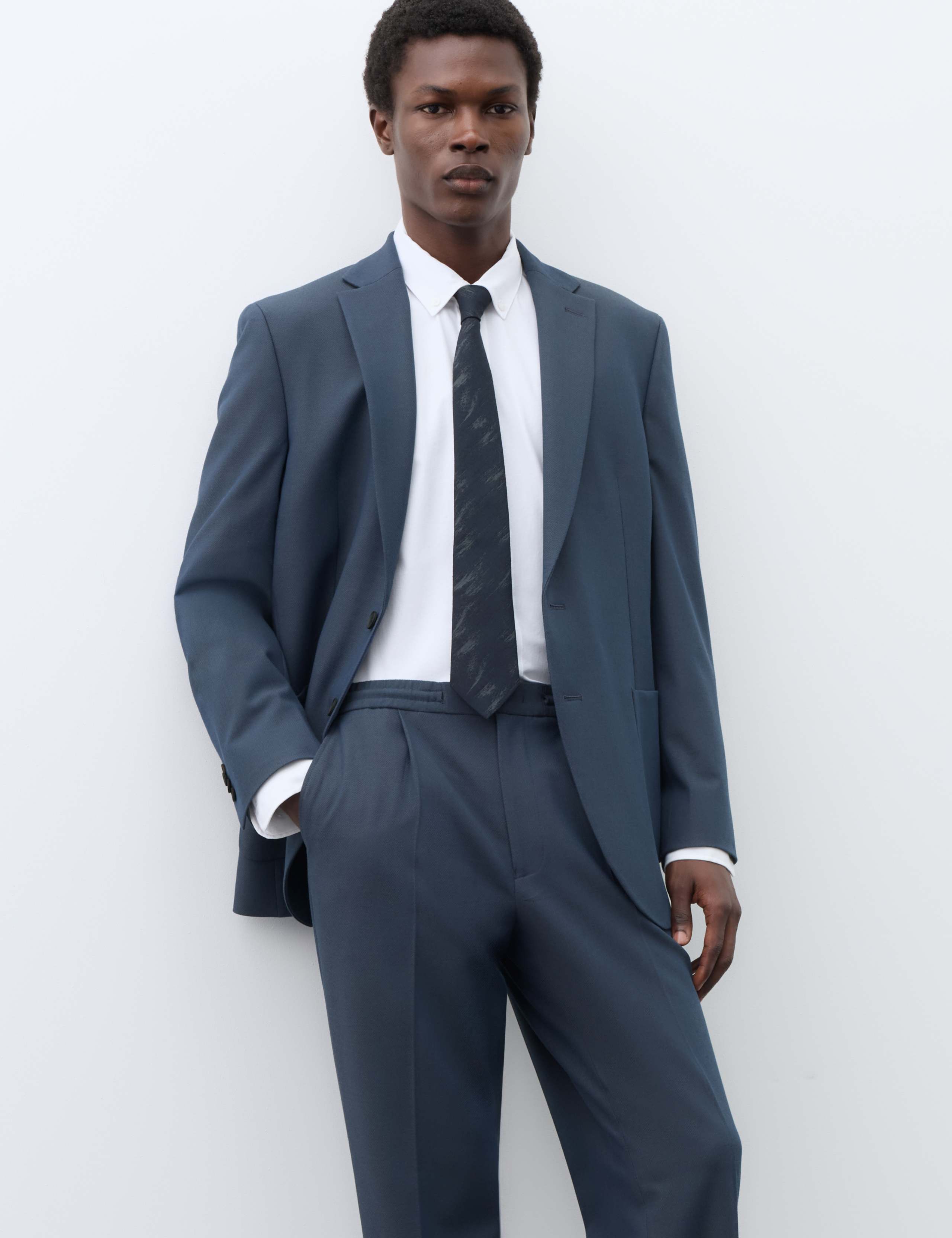 2 Piece Tailored Fit Performance Twill Suit