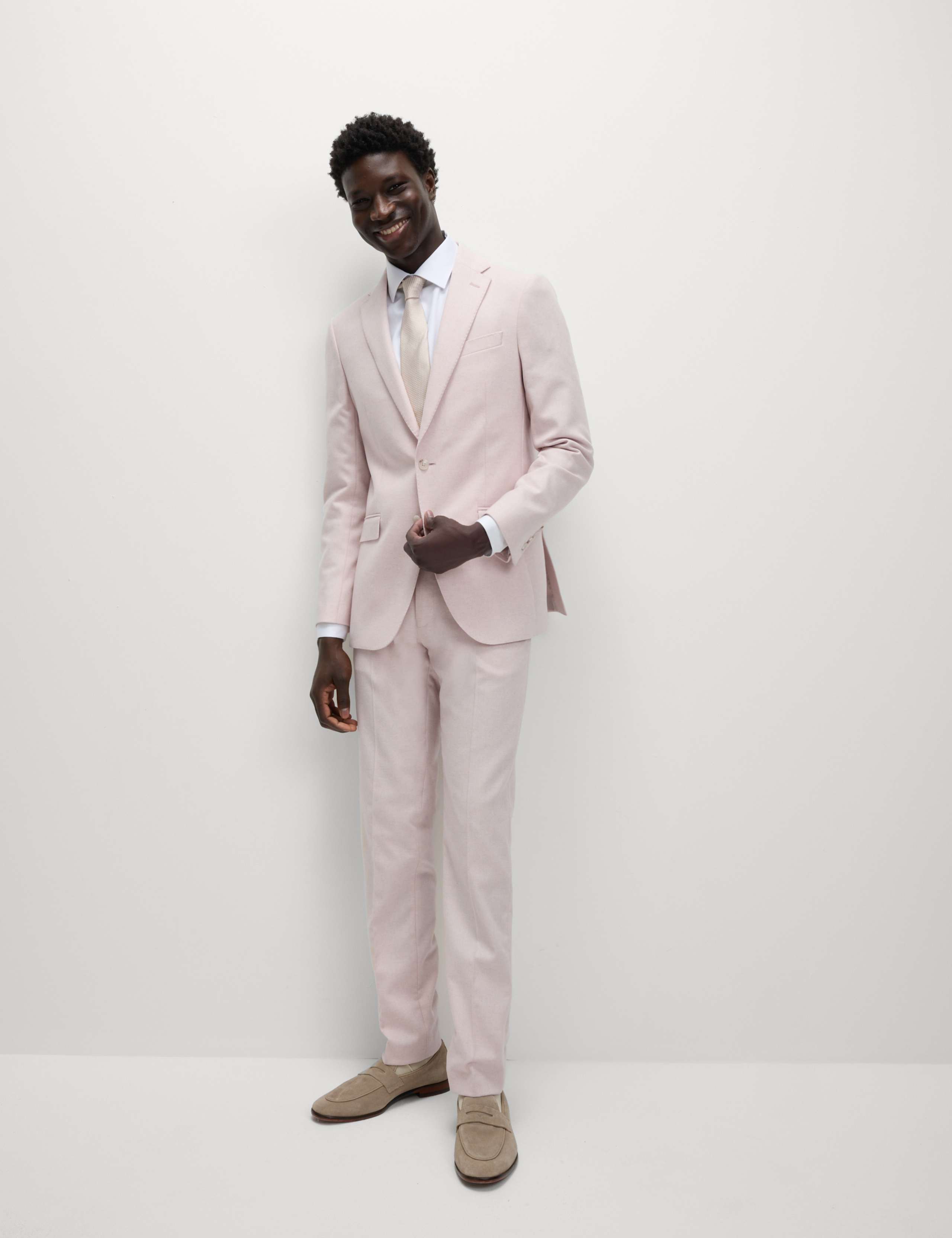 Tailored Fit Wool Rich Tweed Suit 2 of 6