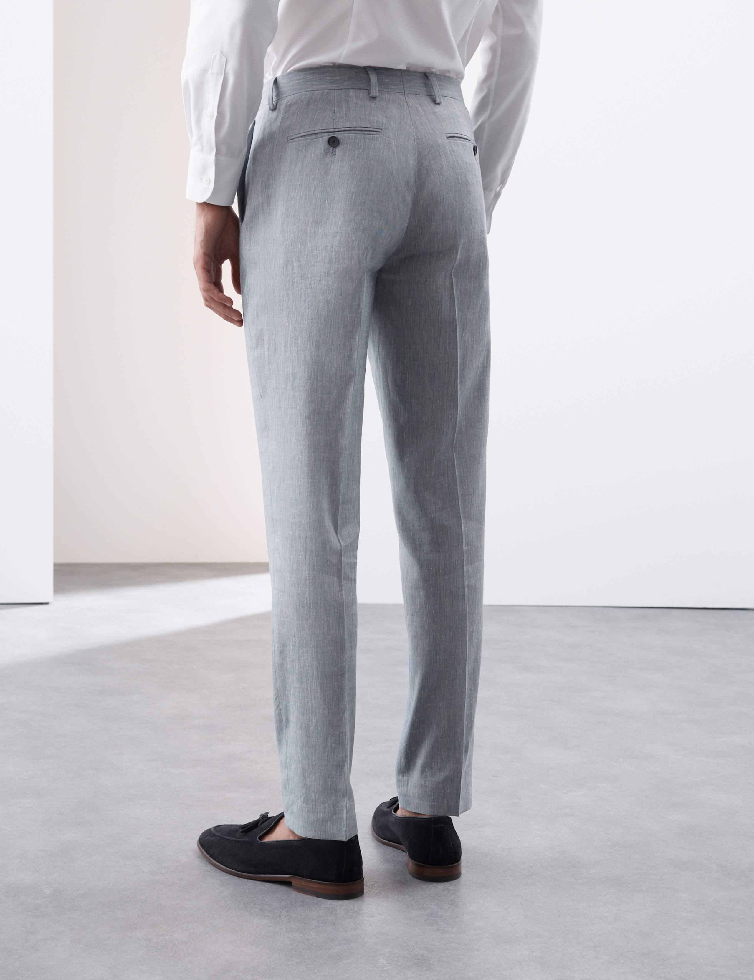 Tailored Fit Italian Performance Linen Blend Suit 4 of 6
