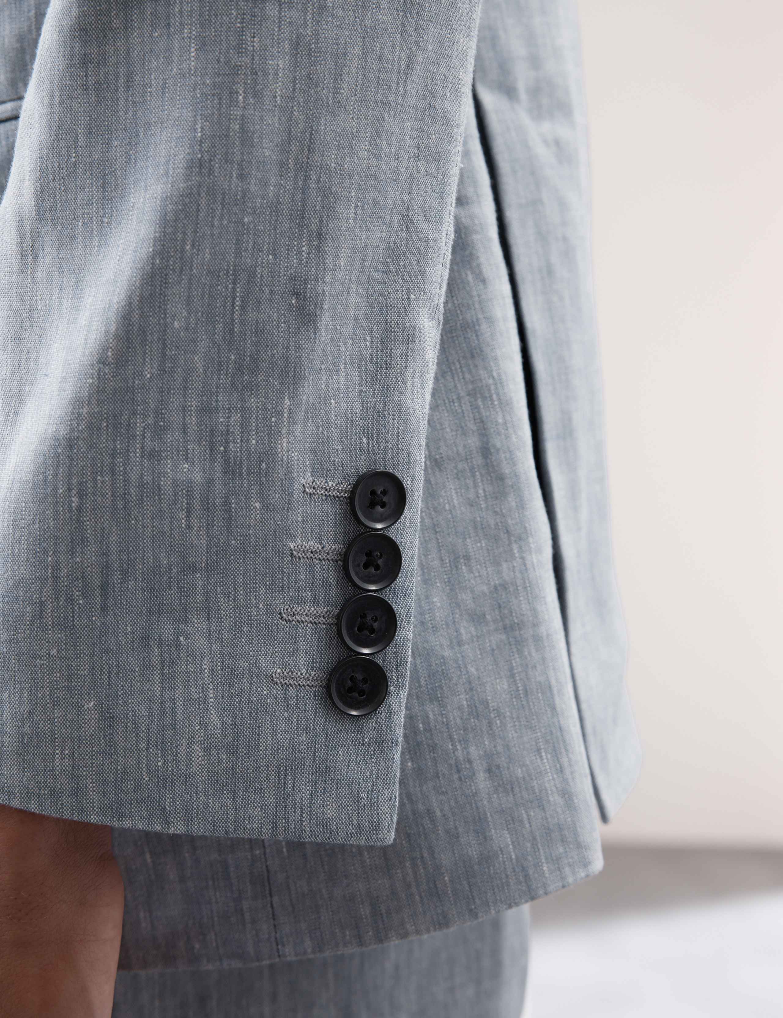 Tailored Fit Italian Performance Linen Blend Suit 6 of 6
