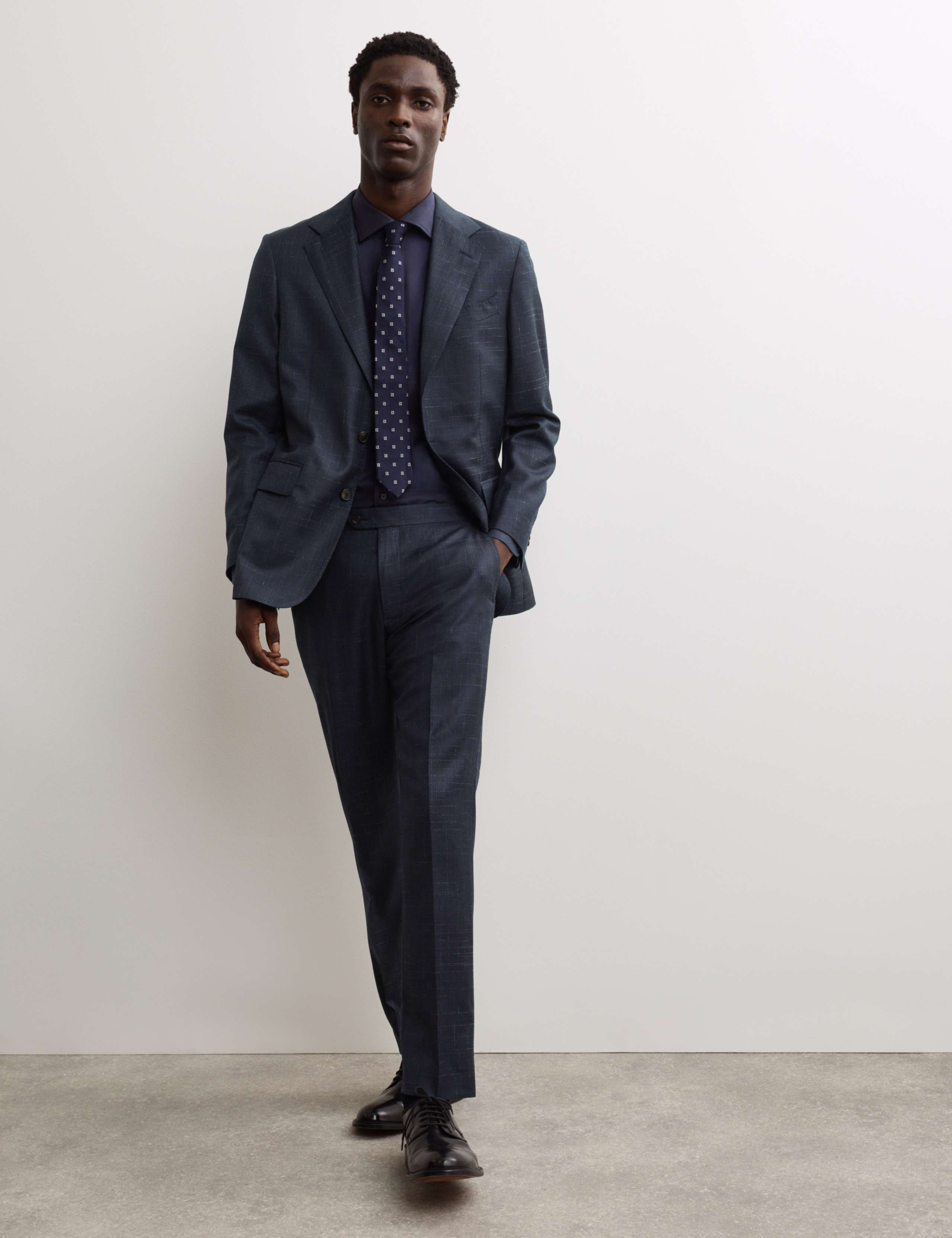 Tailored Fit Wool Rich Suit