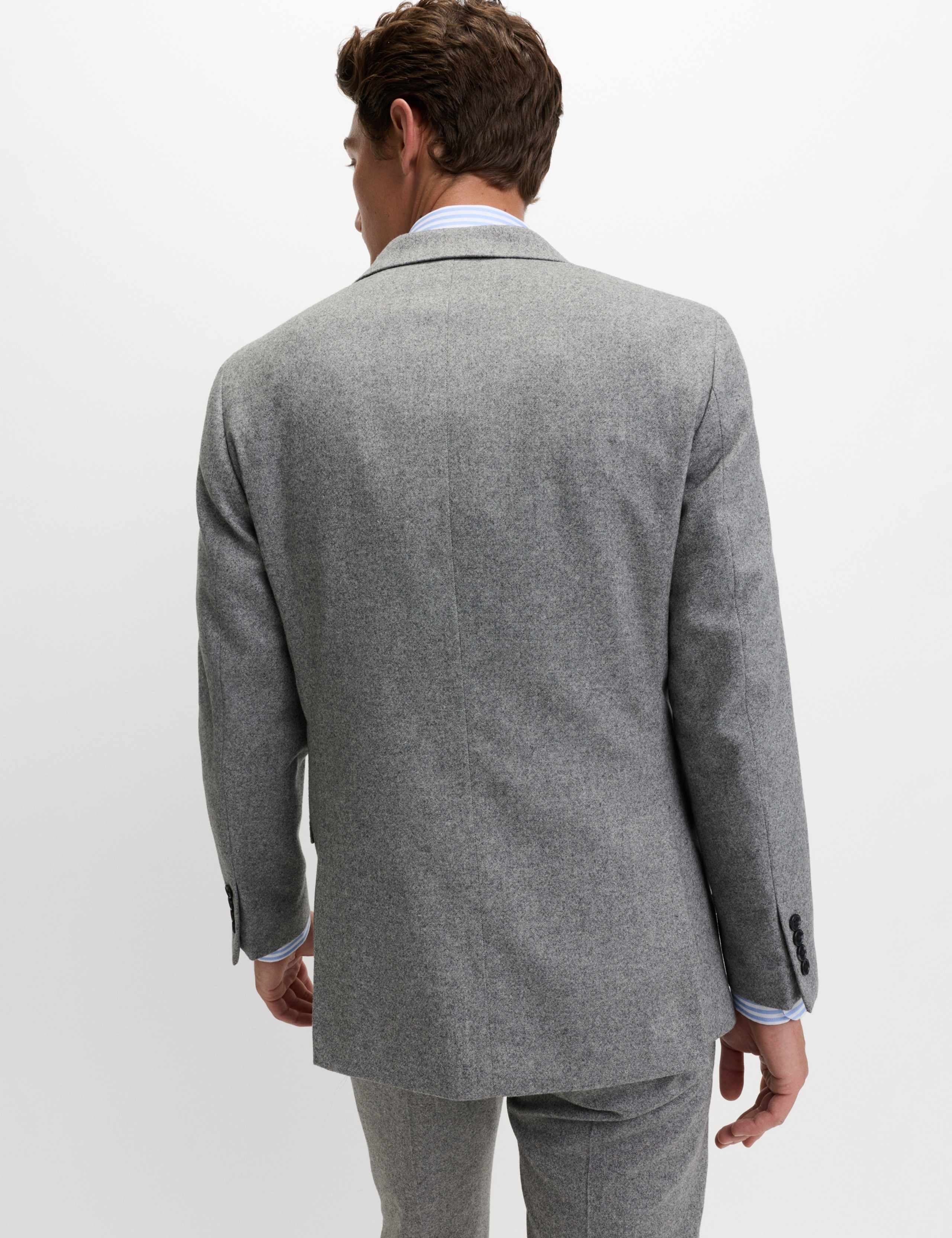Tailored Fit Wool Rich Tweed Suit 2 of 6