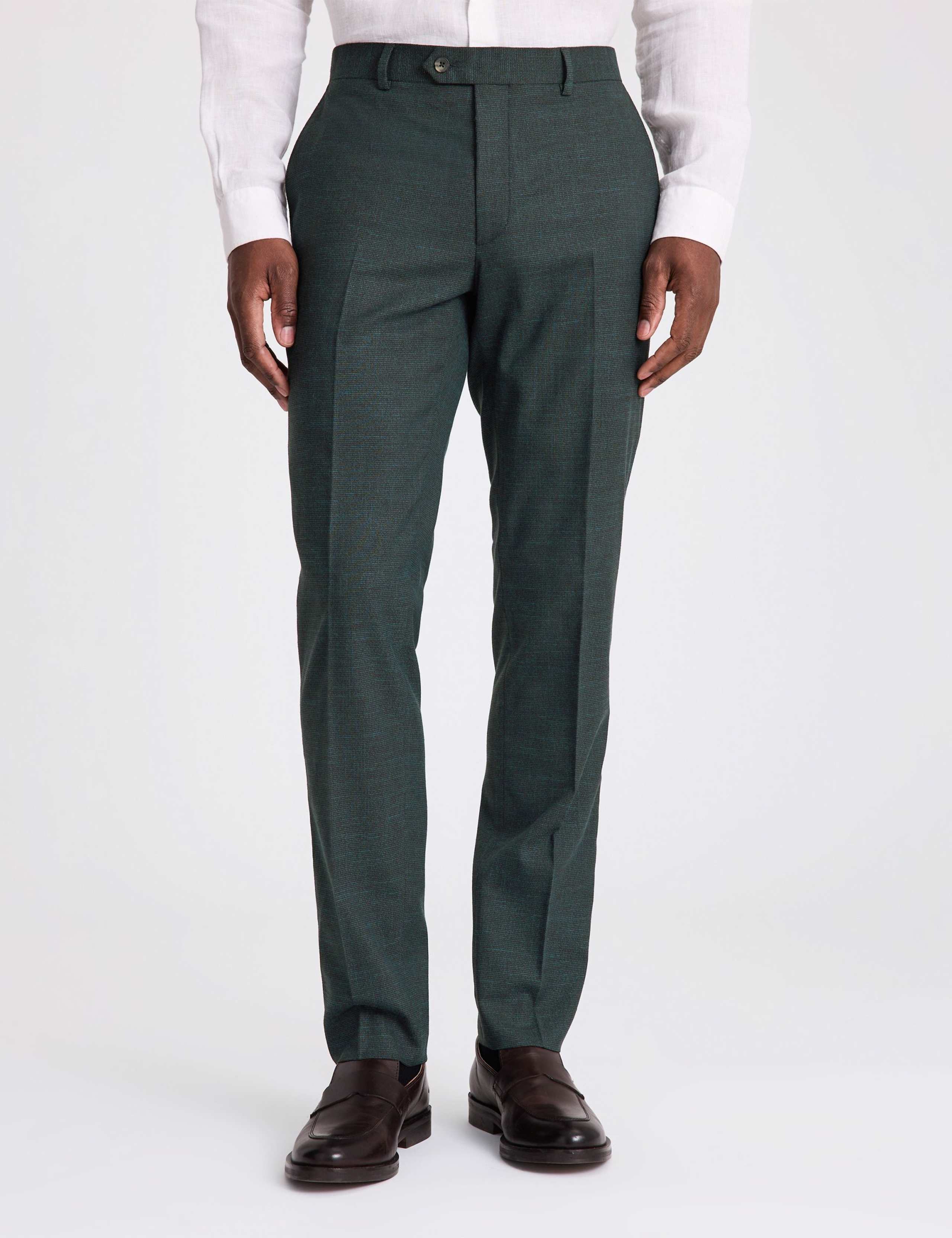 3 Piece Slim Fit Puppytooth Suit 2 of 6
