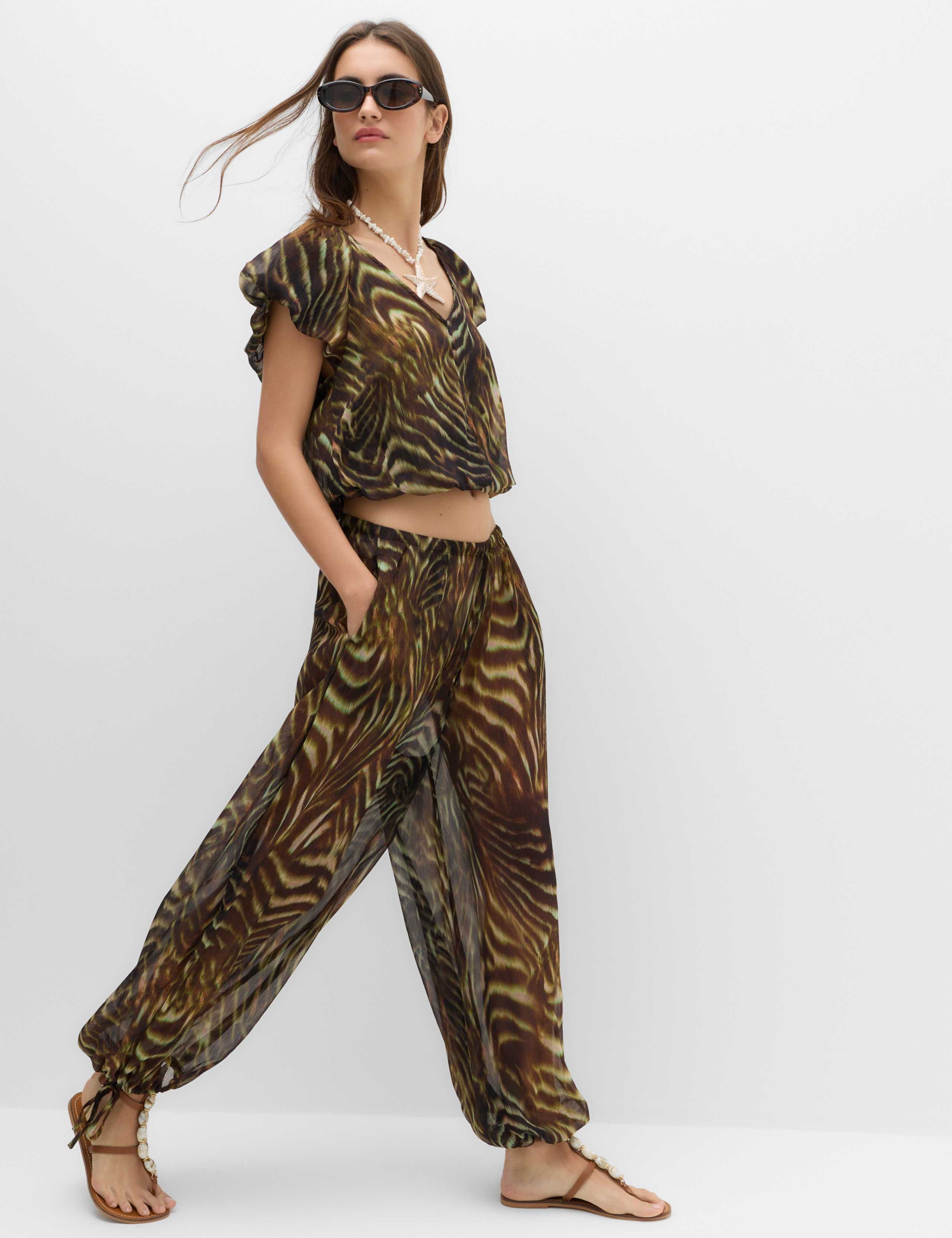 Printed Top & Trouser Set