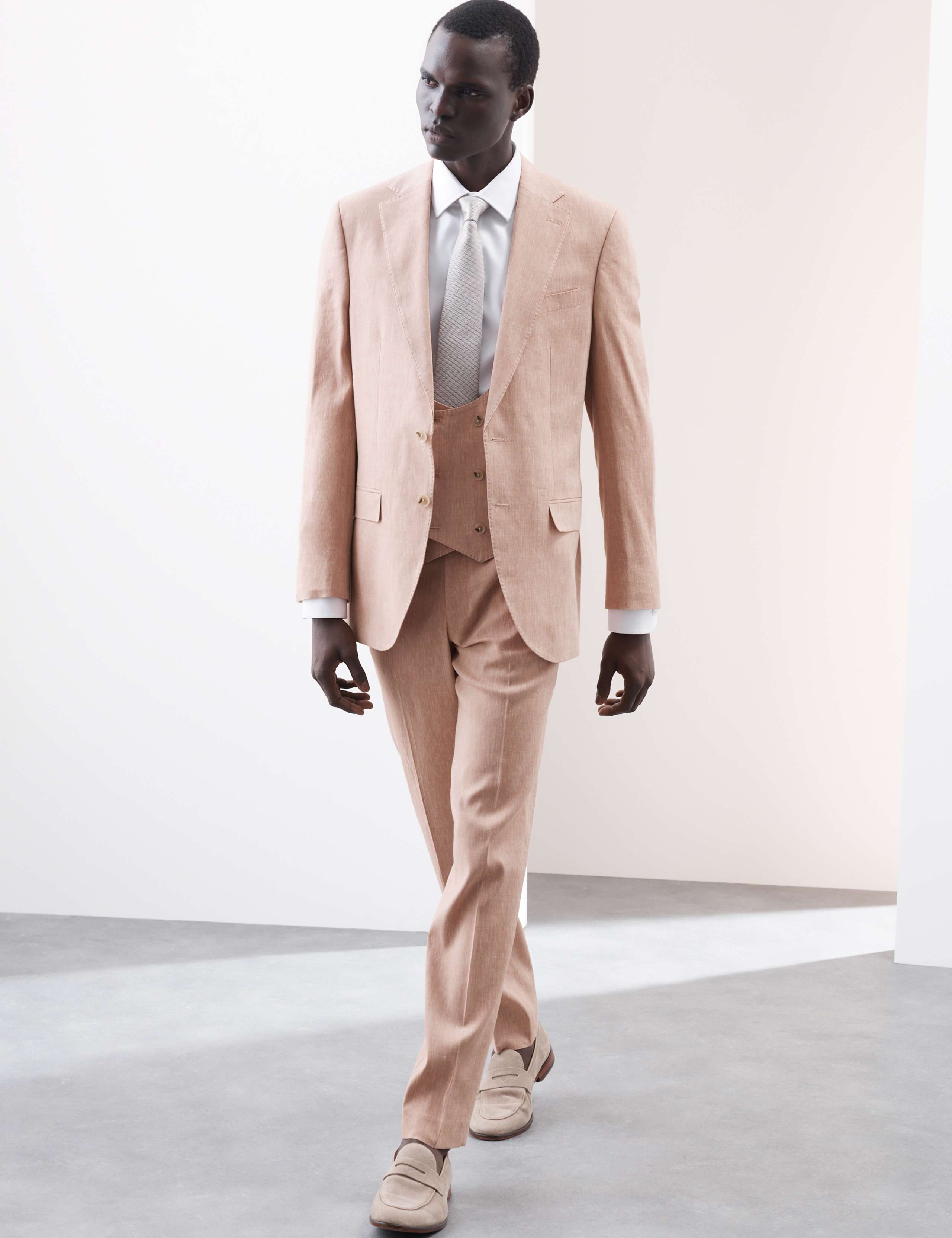 Tailored Fit Italian Performance Line Blend Suit 1 of 6