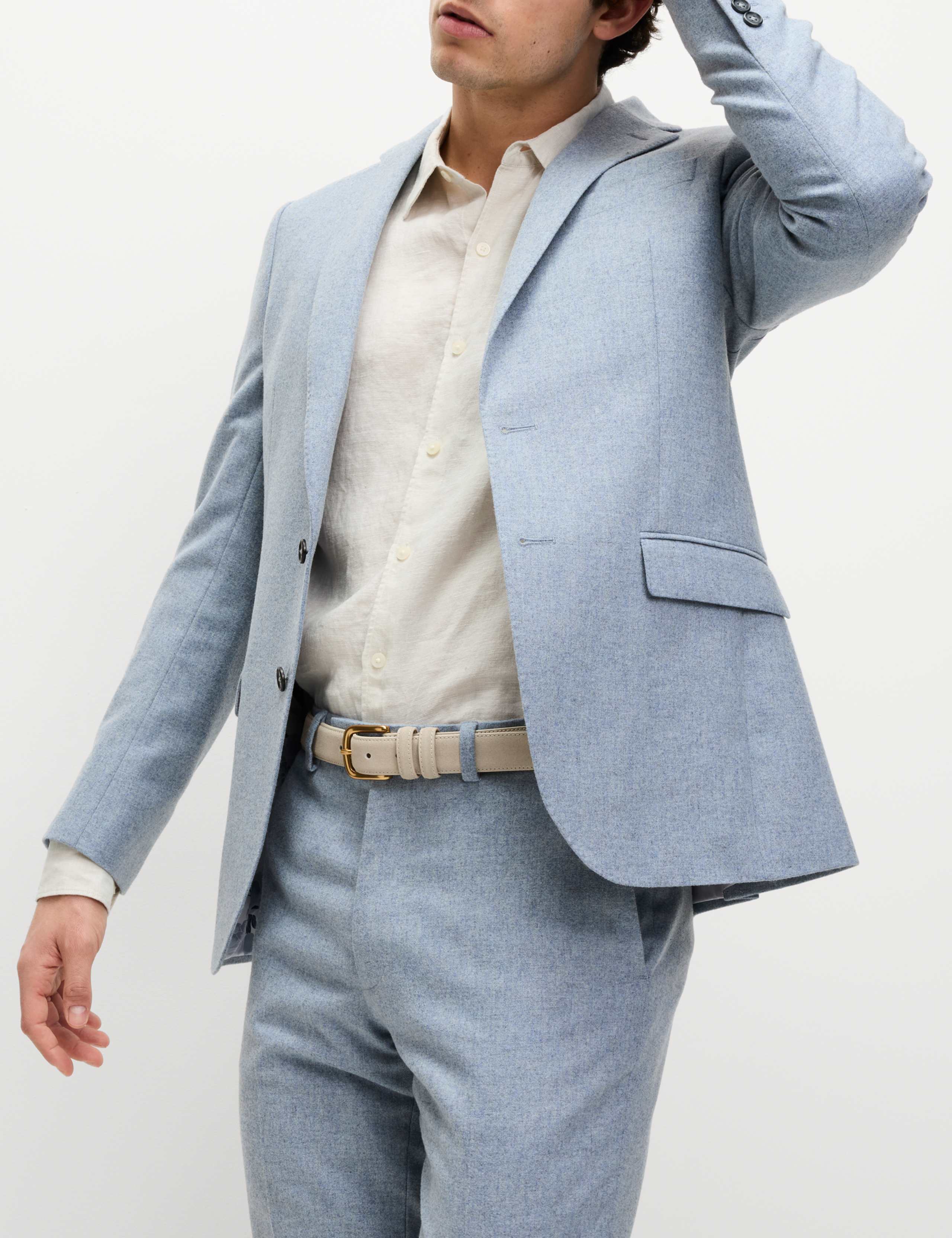 Tailored Fit Wool Rich Tweed Suit
