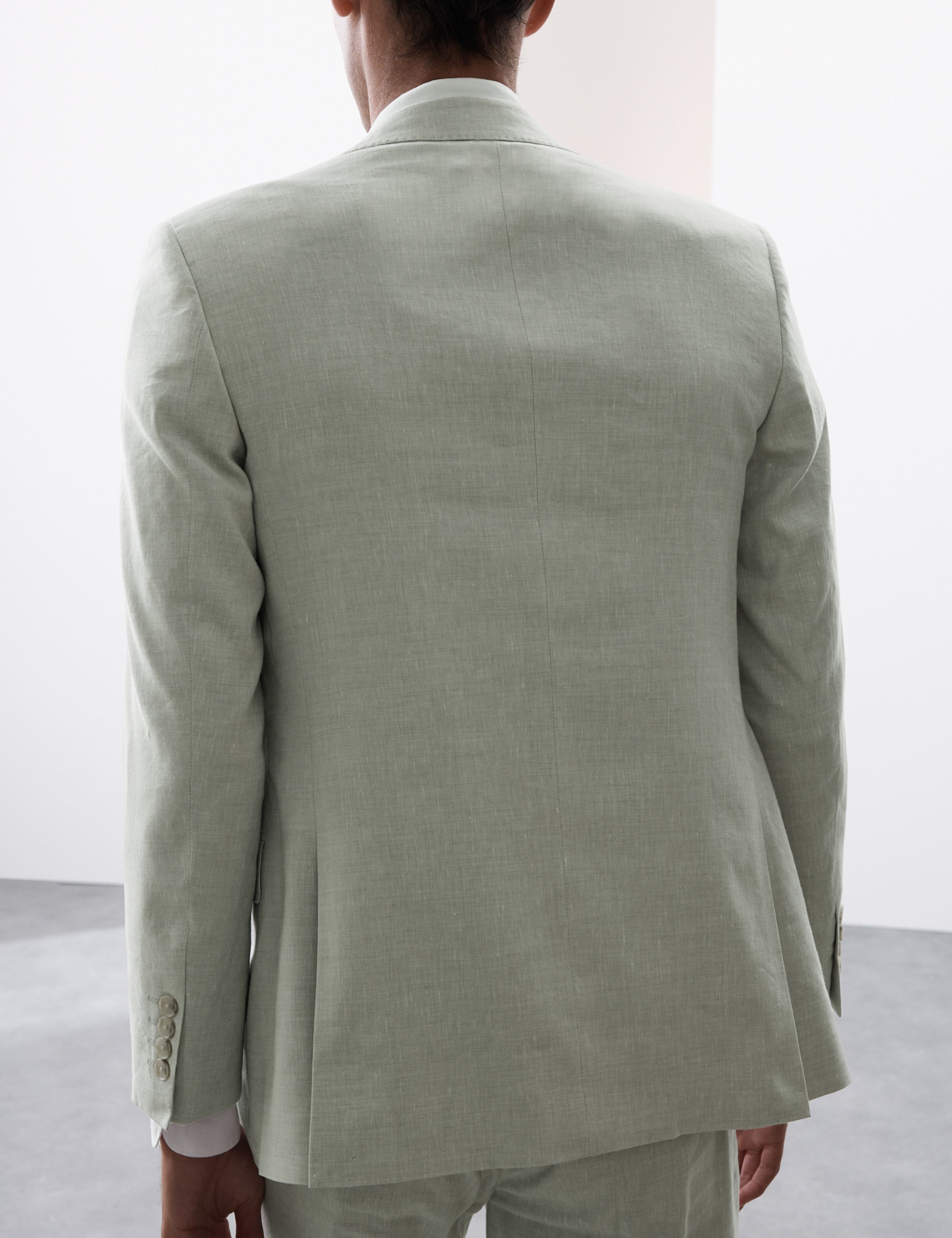 Tailored Fit Italian Performance Linen Blend Suit 2 of 6