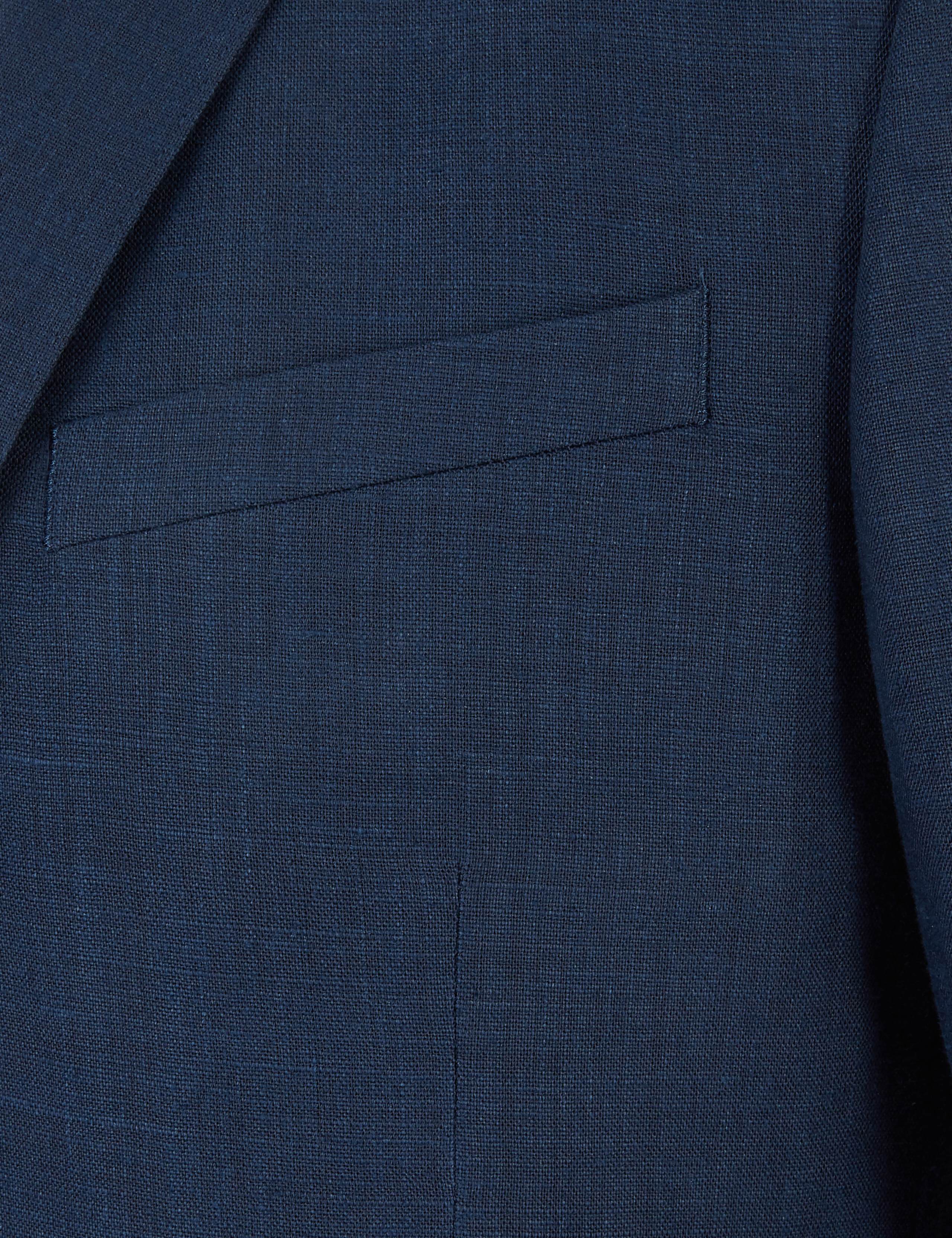 Tailored Fit Italian Linen Miracle™ 3 Piece Suit 6 of 8